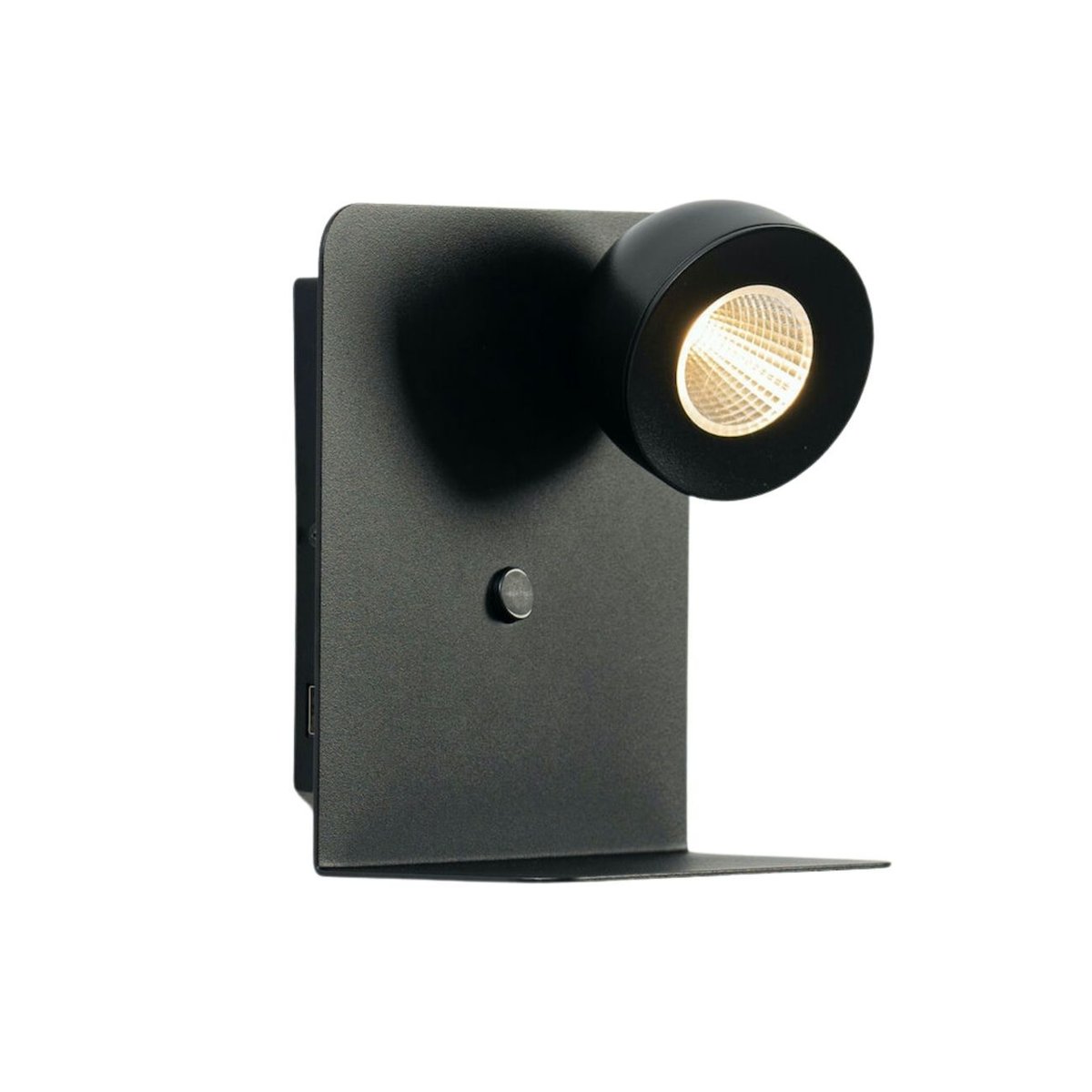 Applique liseuse noire avec USB - LYNGEN noir, KOSILUM