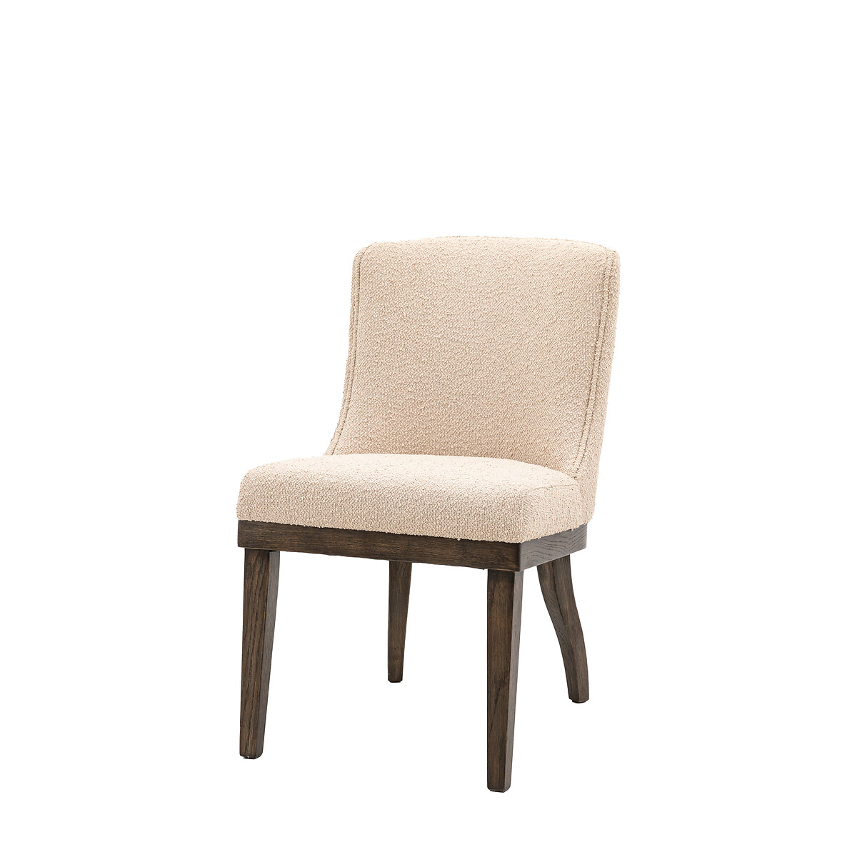 Tristan Bouclé Dining Chairs (Set of 2) linen, SO'HOME