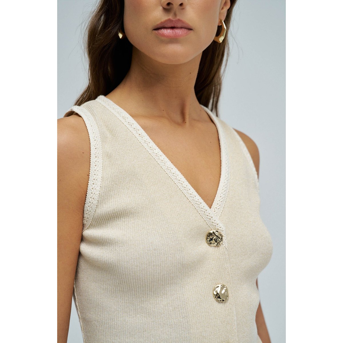 COLETE EN MAILLE blanc, SALSA JEANS