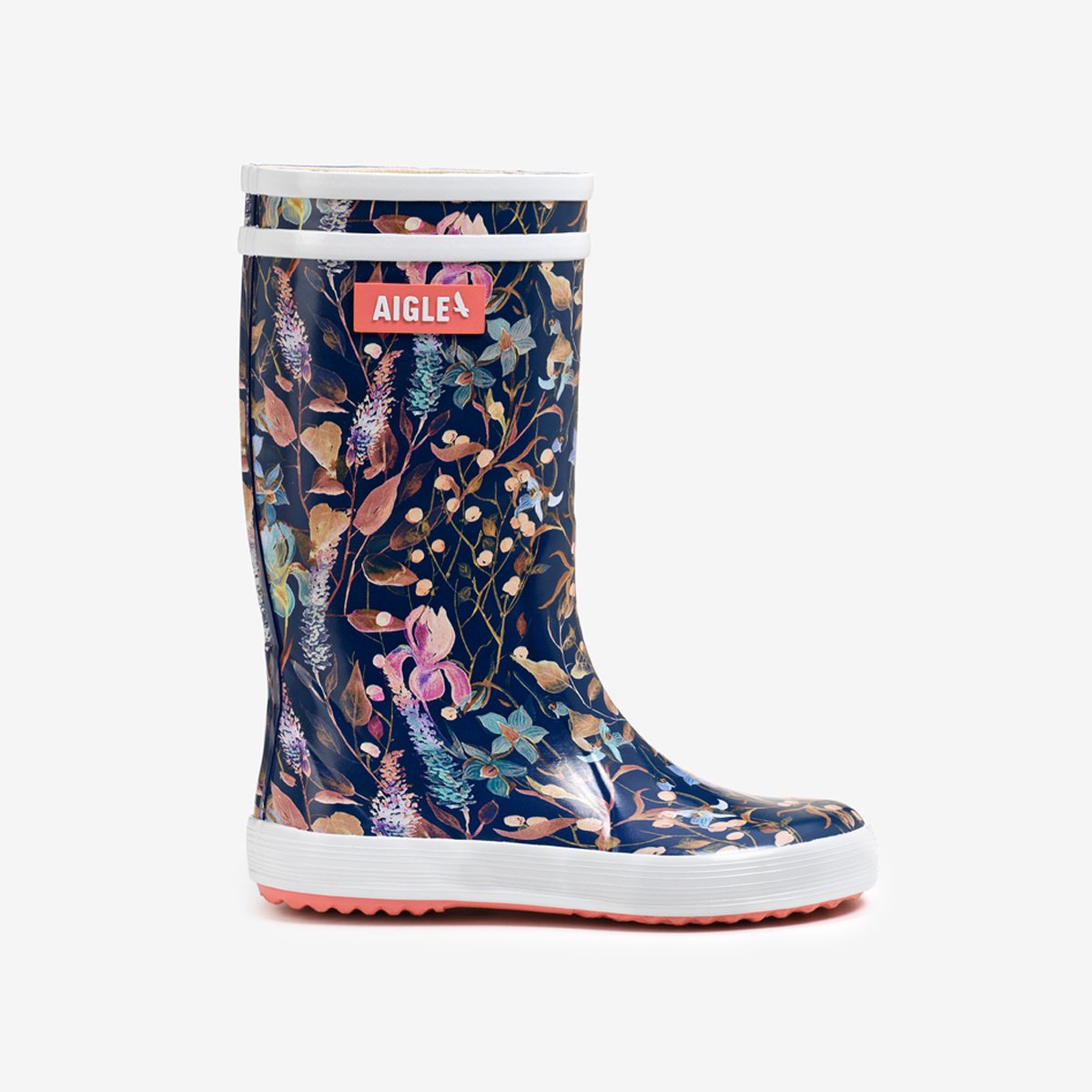 Bottes de pluie LOLLY POP PLAY UNISEX bleu marine, AIGLE
