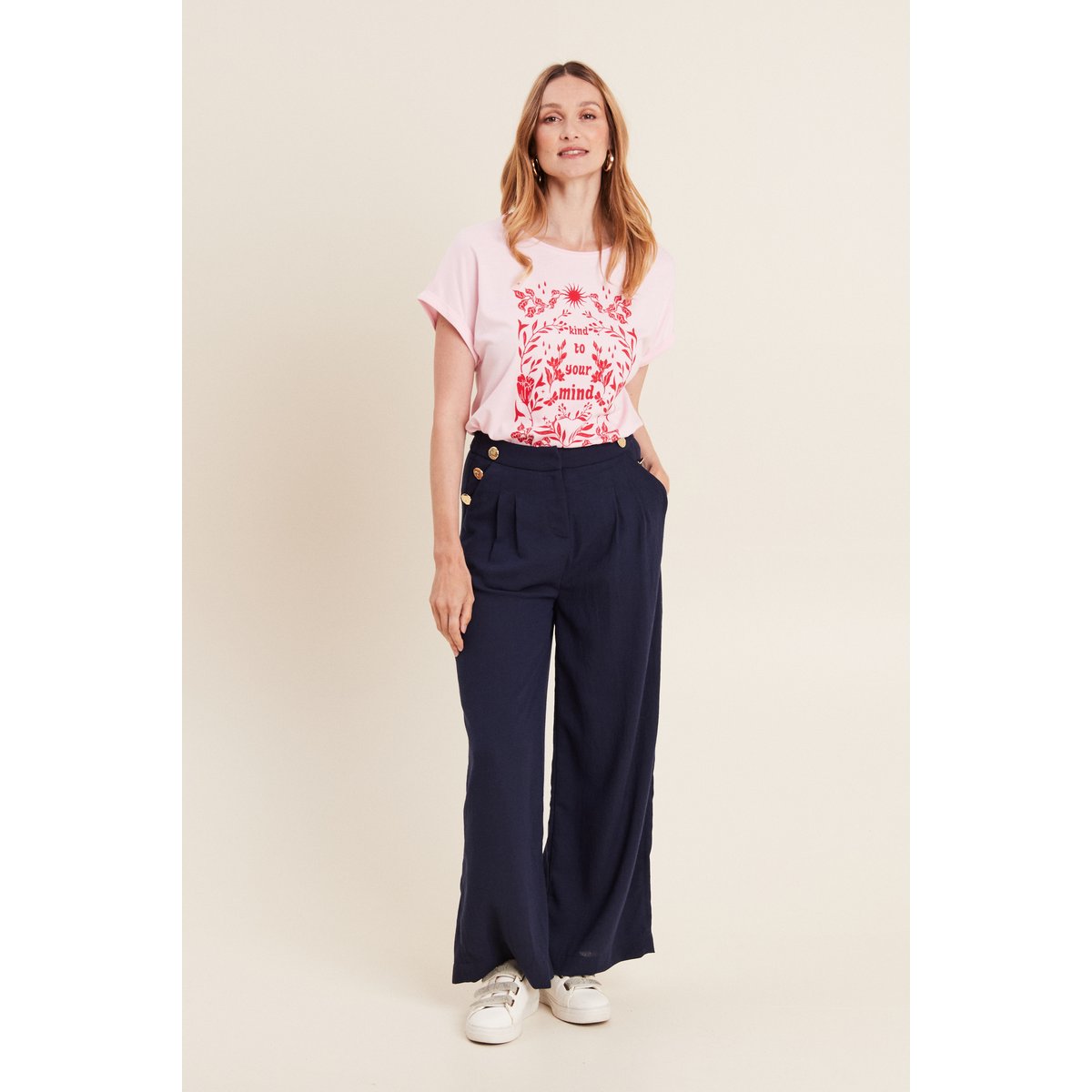 T-shirt manches courtes rose, BREAL