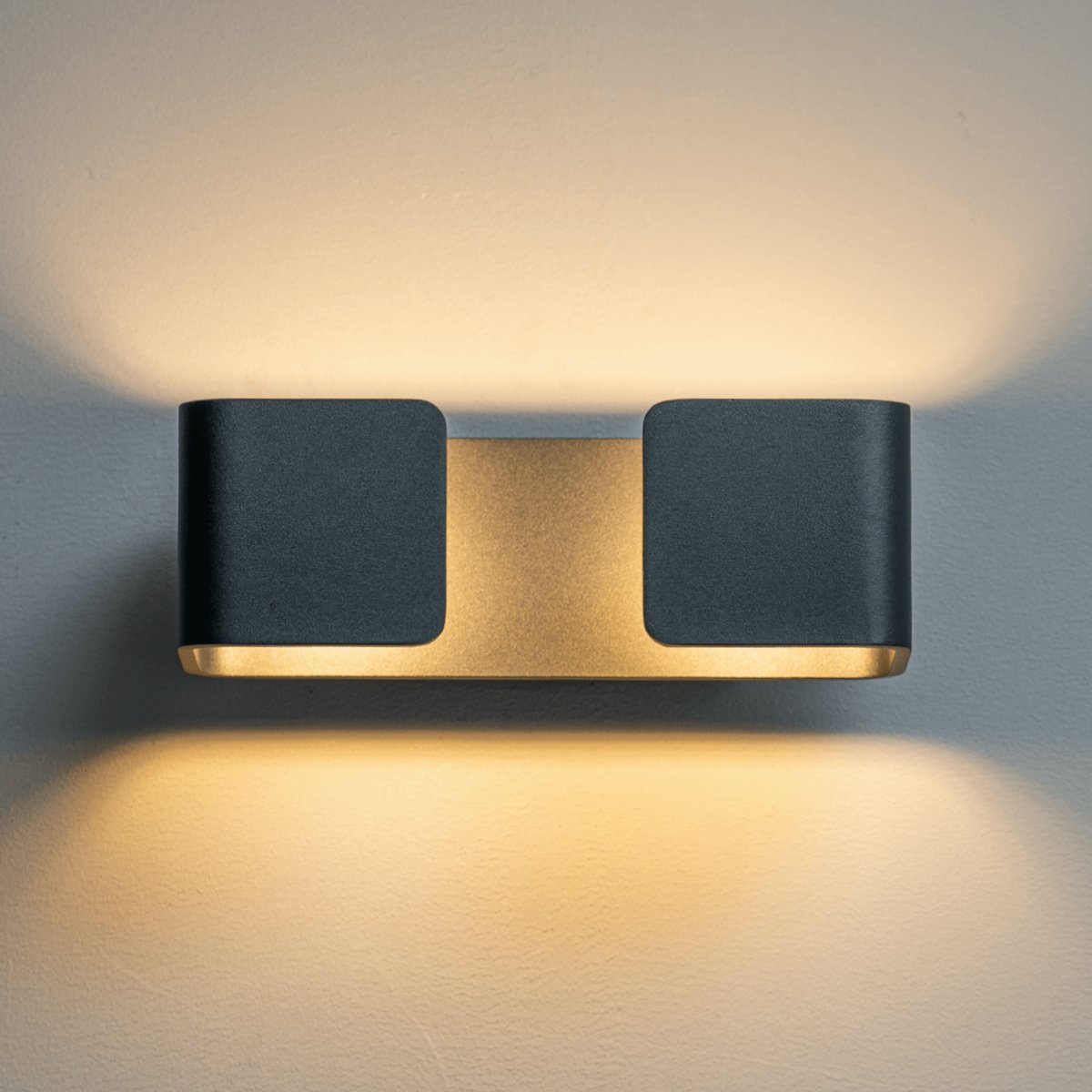 Applique murale LED design - FOSS noir, KOSILUM