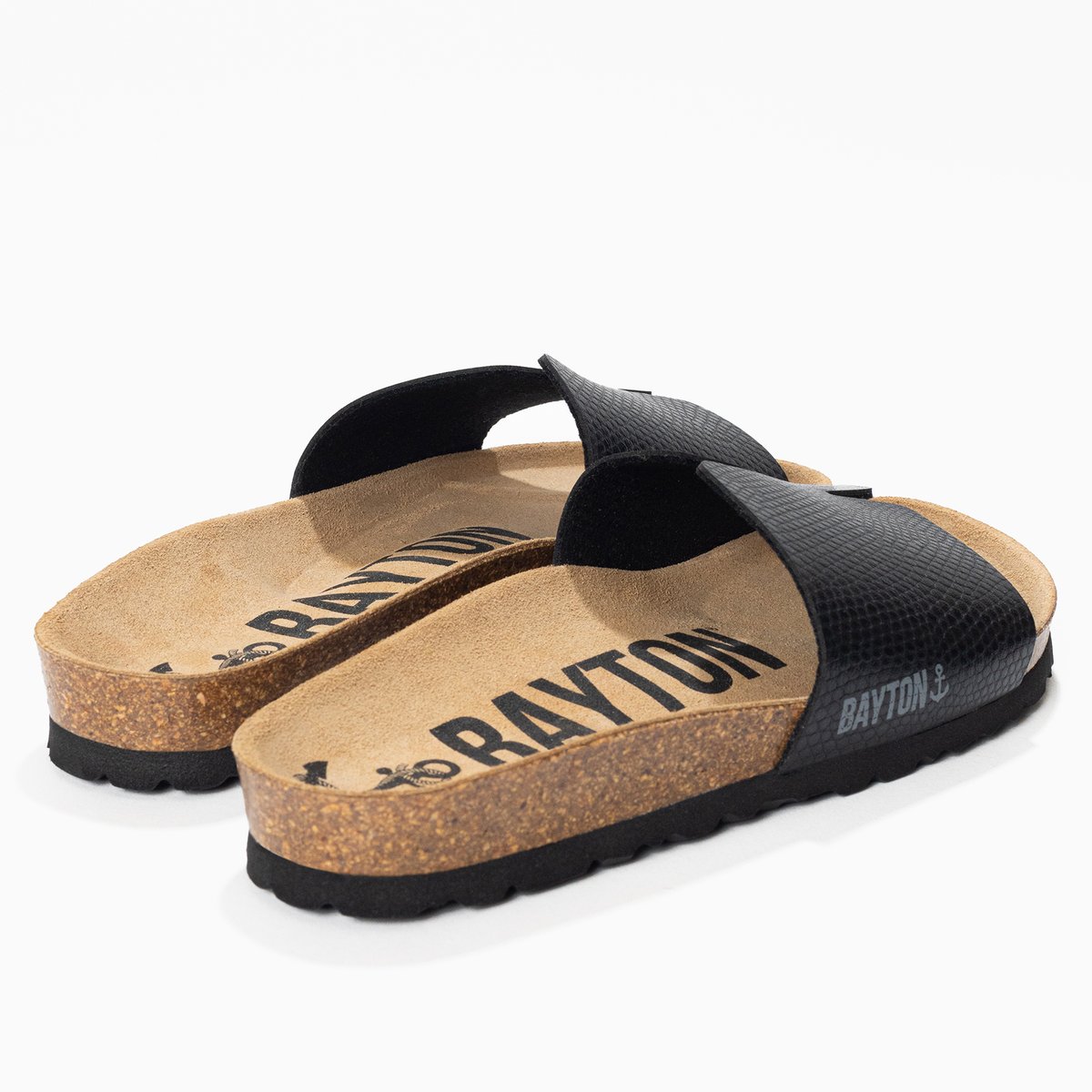 Sandales DJILIAN noir, BAYTON