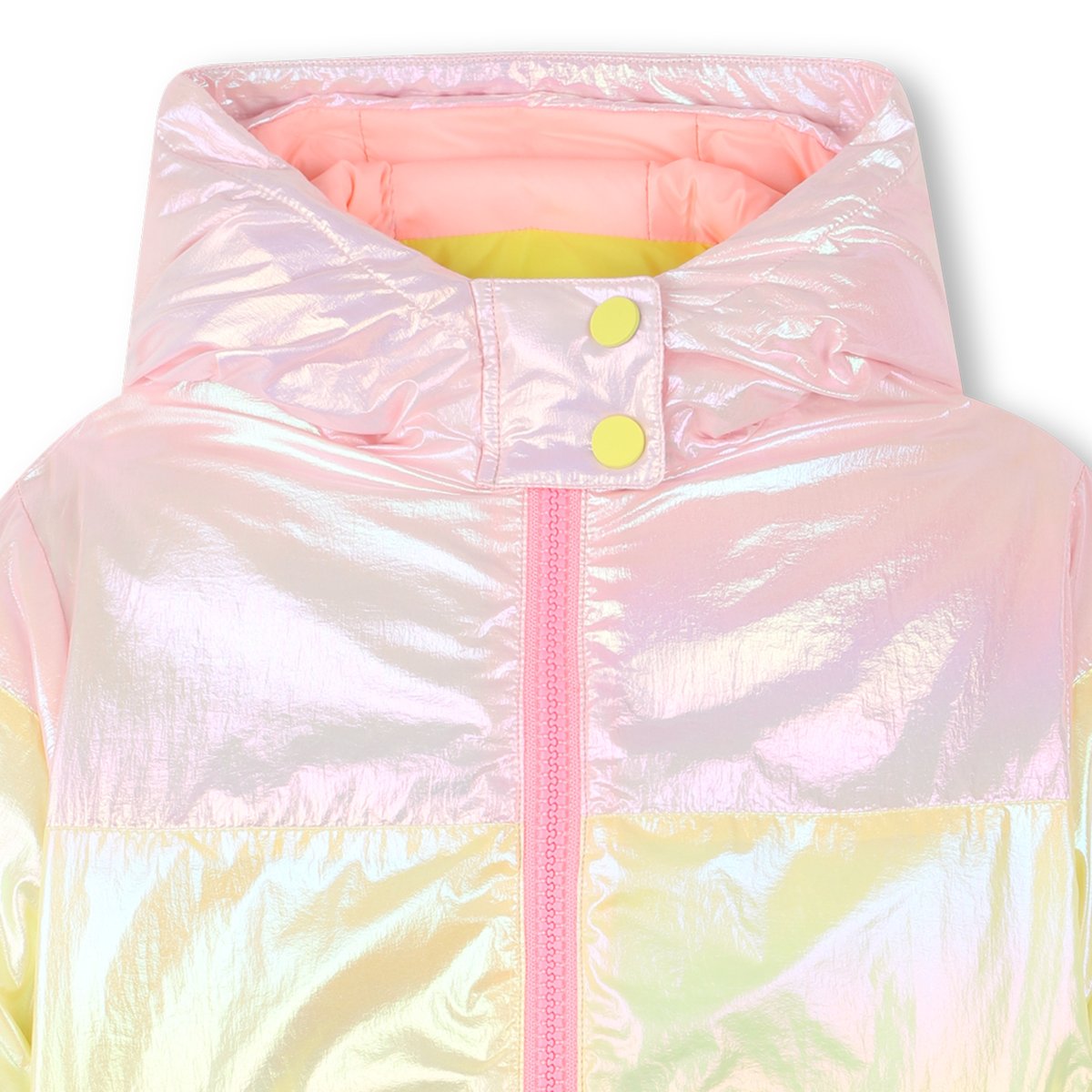 Veste tricolore à capuche peche, BILLIEBLUSH
