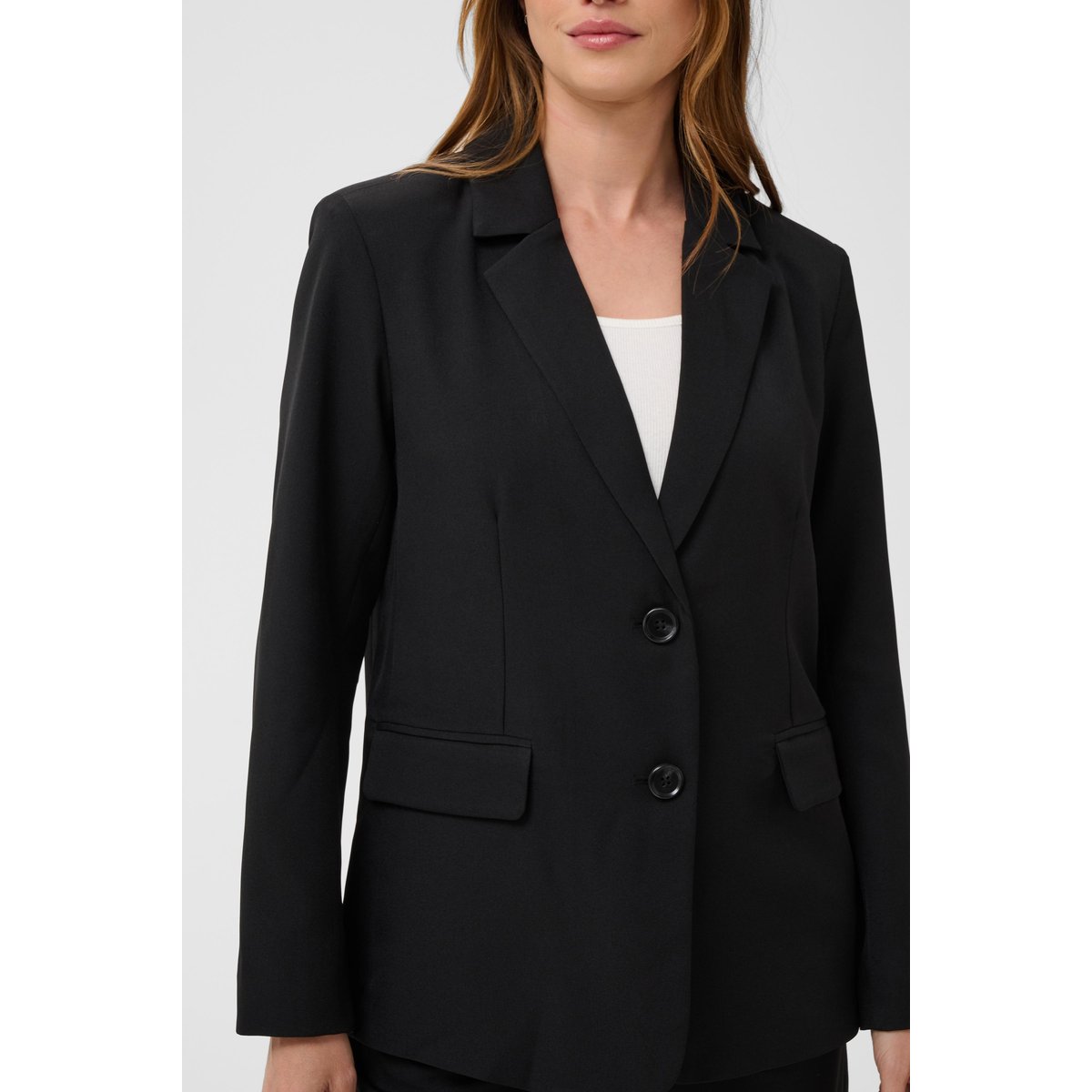Blazer noir black deep, KAFFE