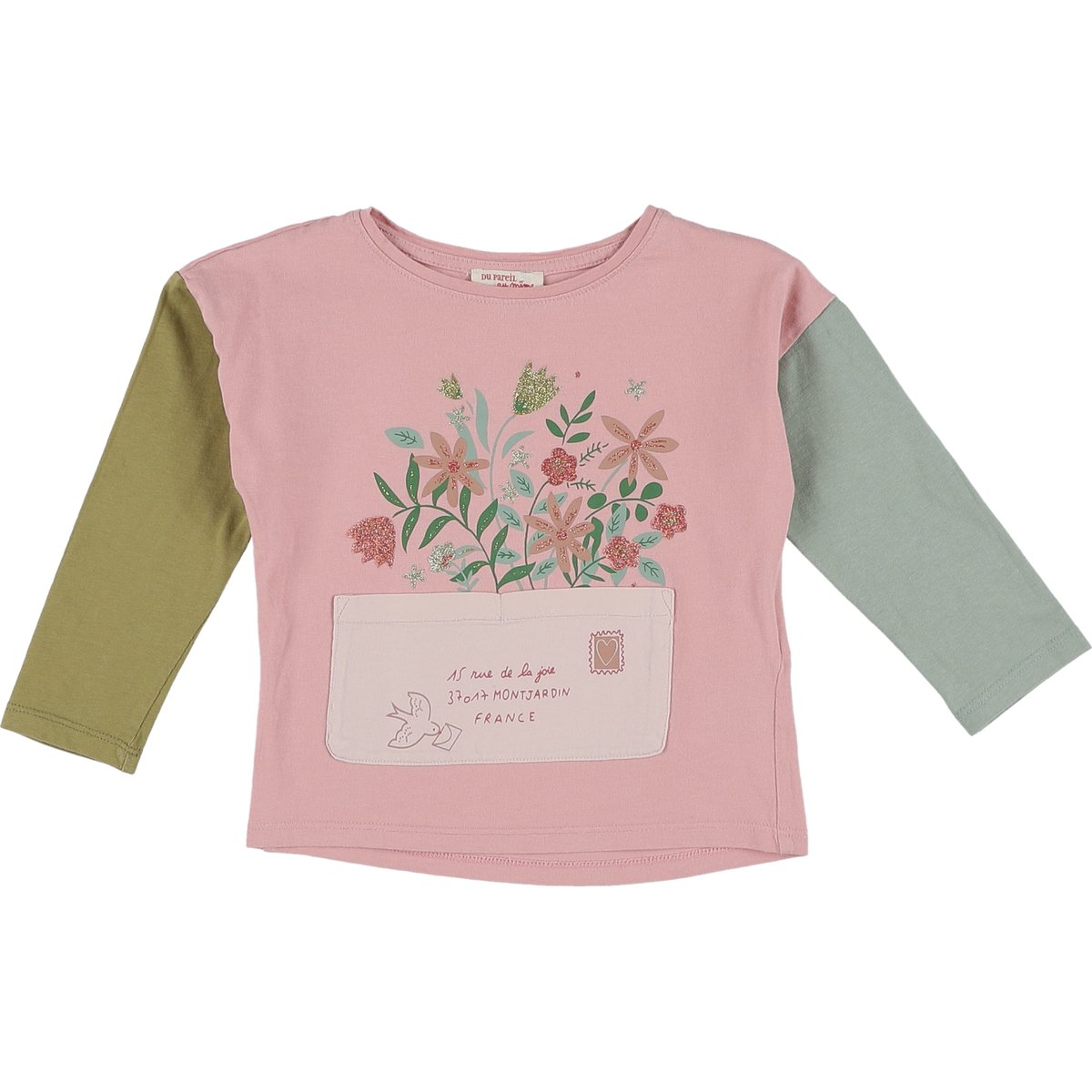 T-shirt - Très bon état rose;vert, DPAM