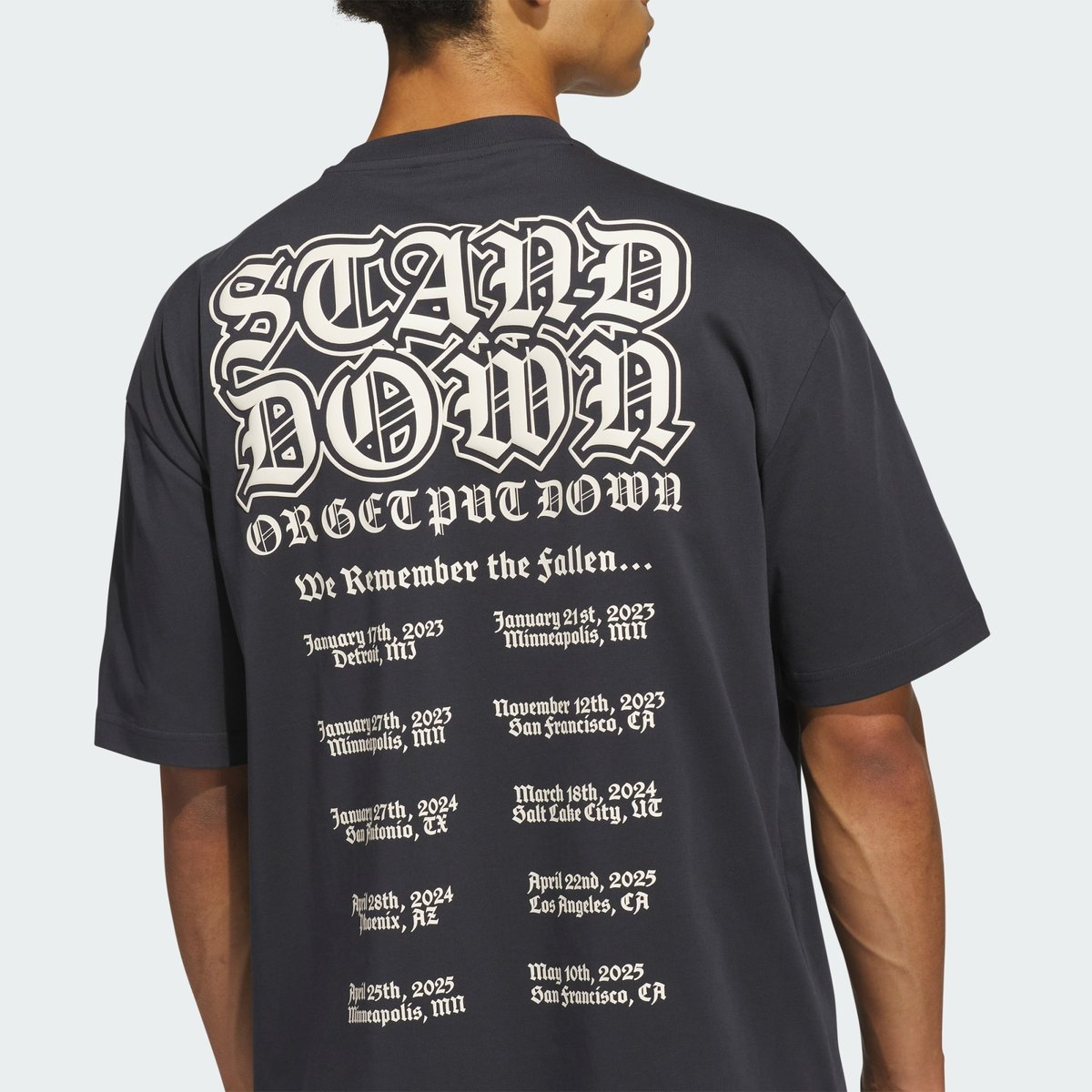 T-Shirt Anthony Edwards Stand Down night grey, adidas Performance