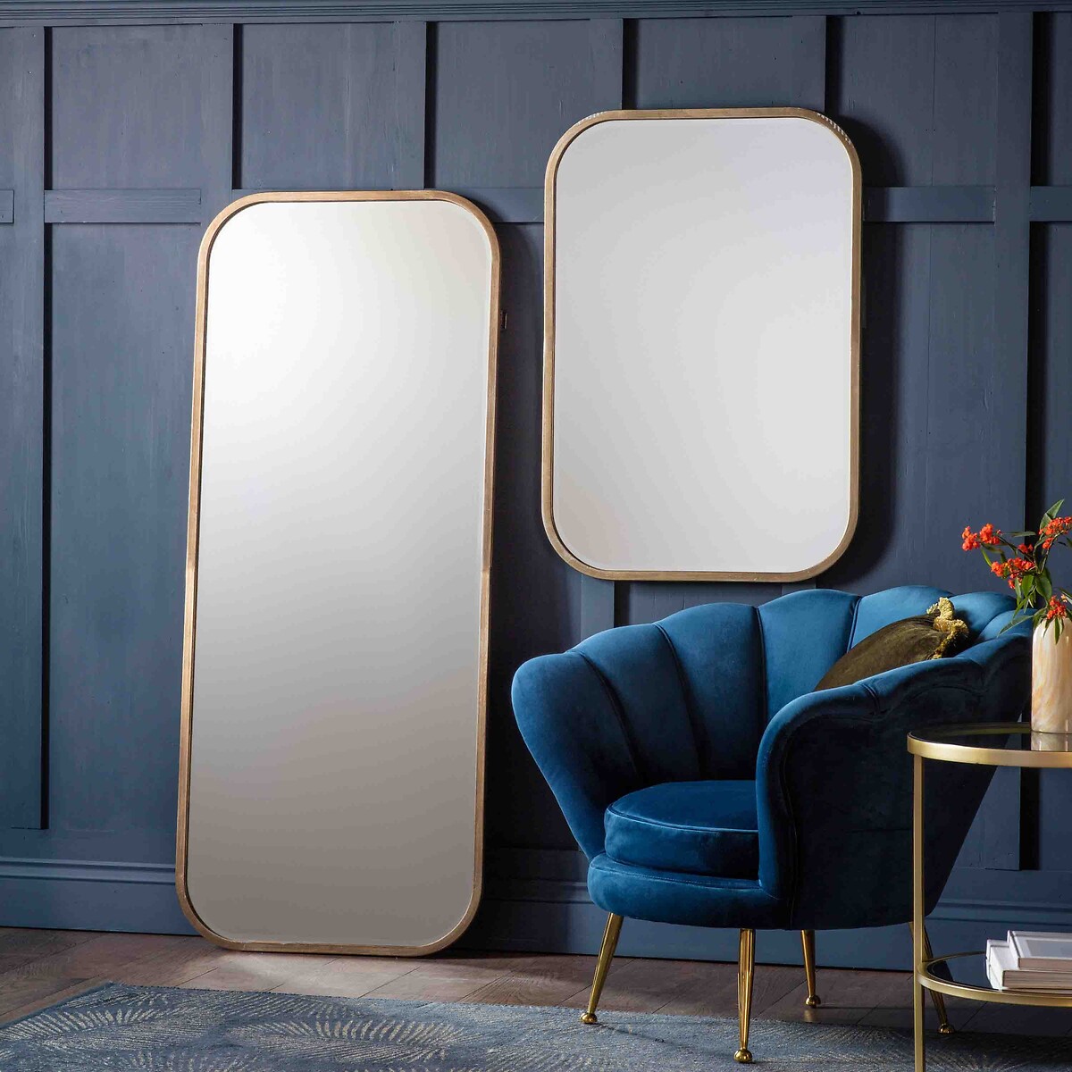66x96cm Loxley Rectangle Mirror champagne, ÉDITÉ