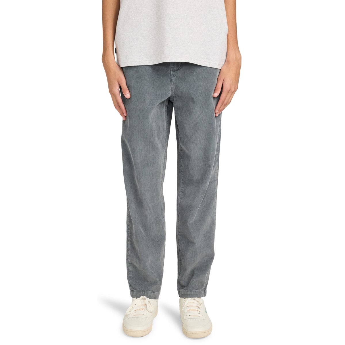 Chino REGULAR COMFORT CORDUROY bleu ardoise, ELEMENT