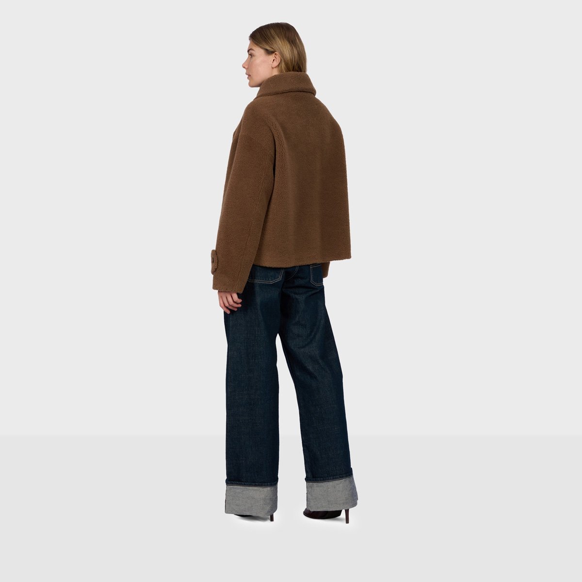 Veste à poches plaquées ANNE marron clair, OAKWOOD