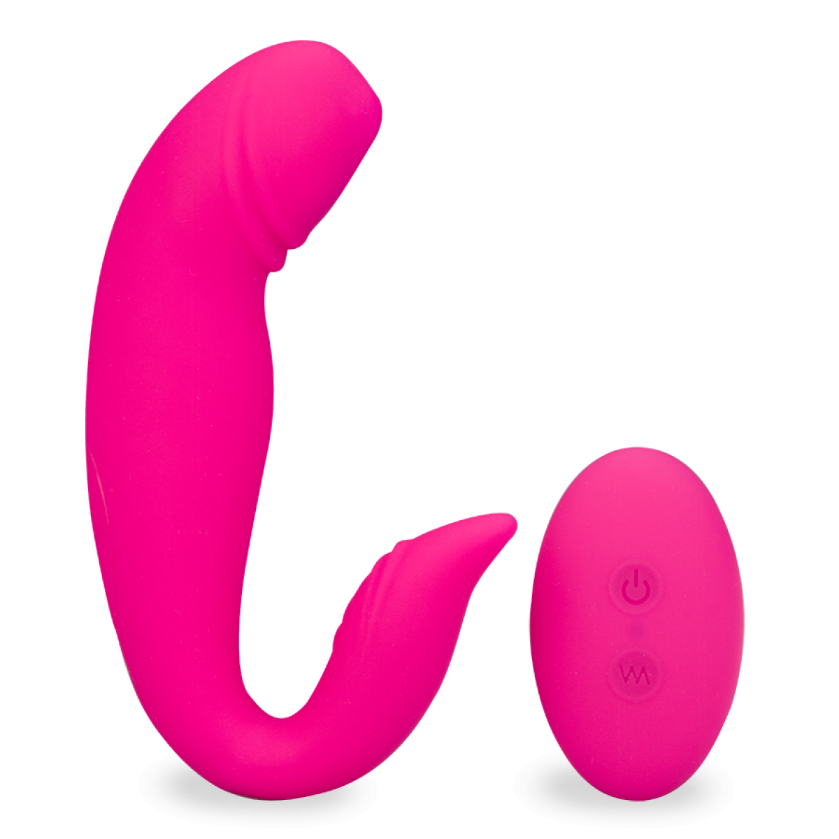 Stimulateur télécommandé point G et clitoris Escape rose, LOVE AND VIBES