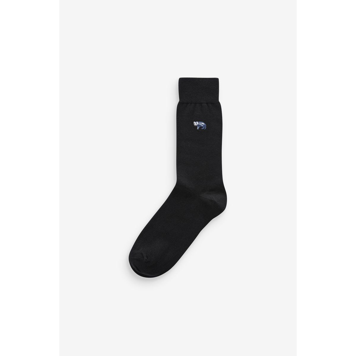 Chaussettes à motif amusant brodé, 8 paires bois noir, NEXT