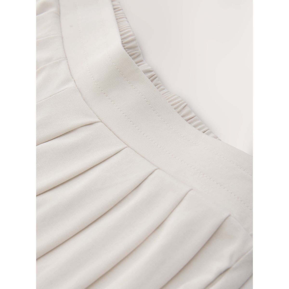 Pantalon bouffant soyeux plissé naturel, NEXT