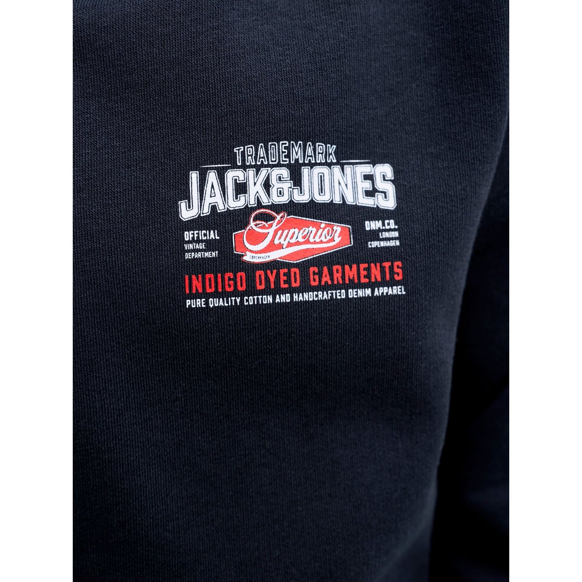 Sweat À Capuche navy blazer, JACK & JONES JUNIOR