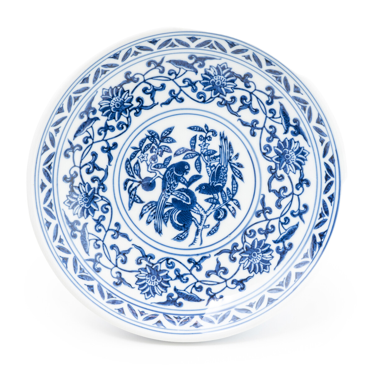 Blue Patterened Decorative Stand blue/white, SO'HOME