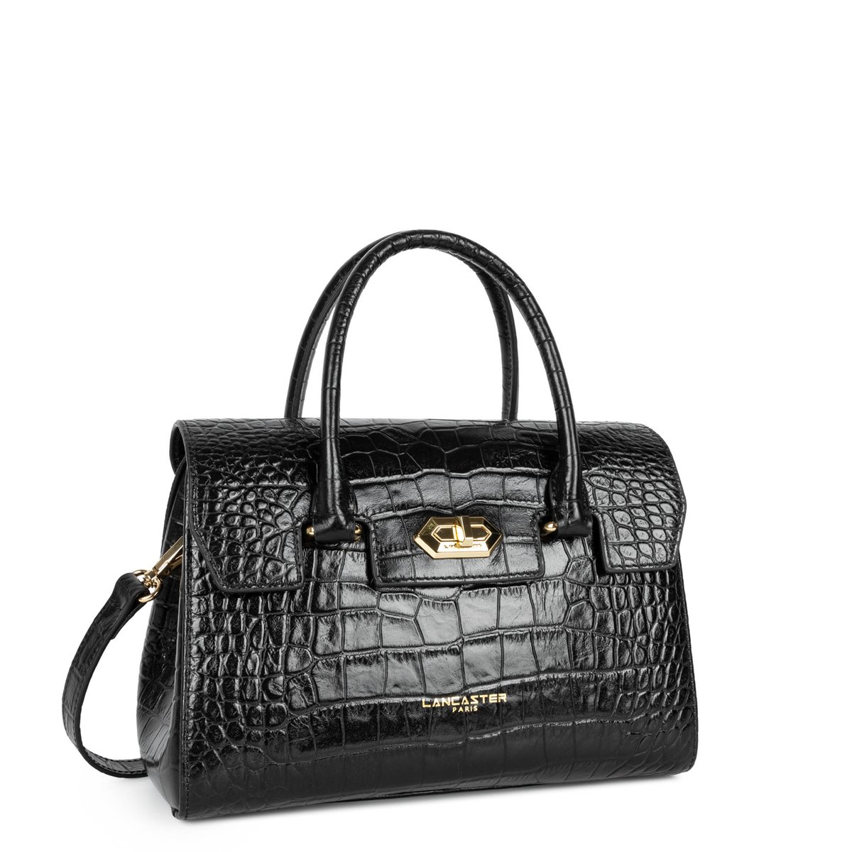 Petit sac à main EXO noir, LANCASTER