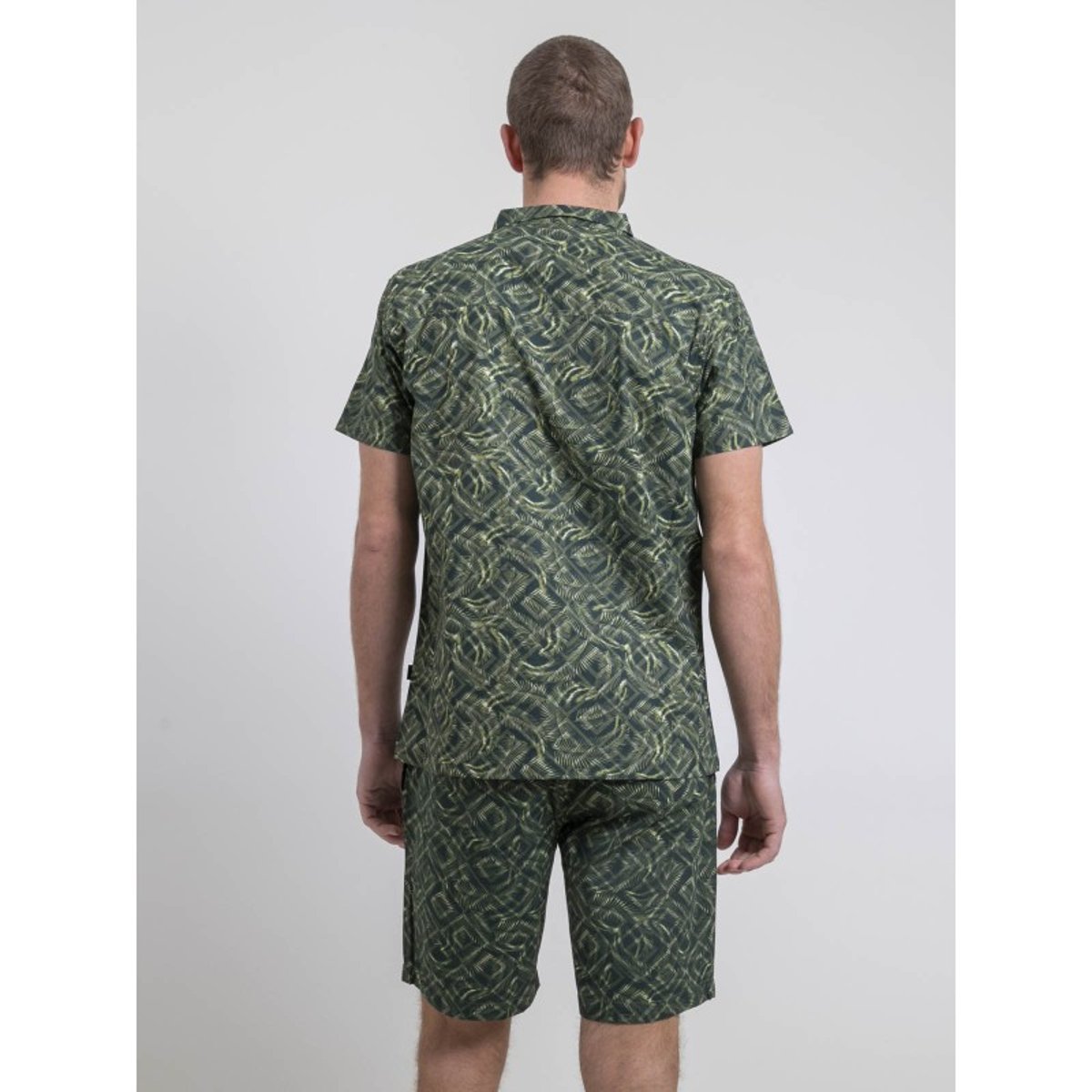 Chemise Manches Courtes Motifs Diltonik kaki, RITCHIE