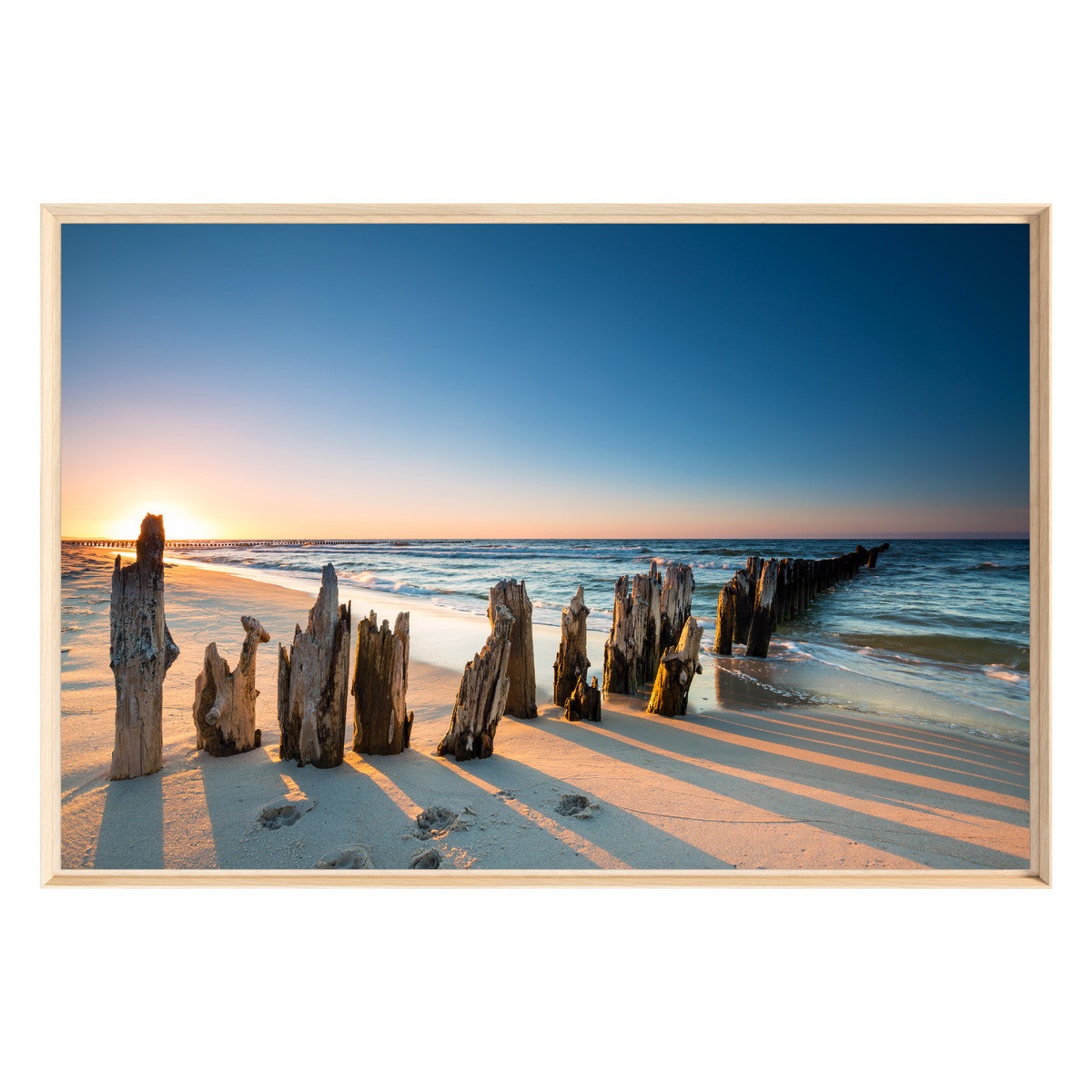 Tableau Mural Encadré Coucher De Soleil Bord De Mer PLAGE tableaux encadrés, CEANOTHE