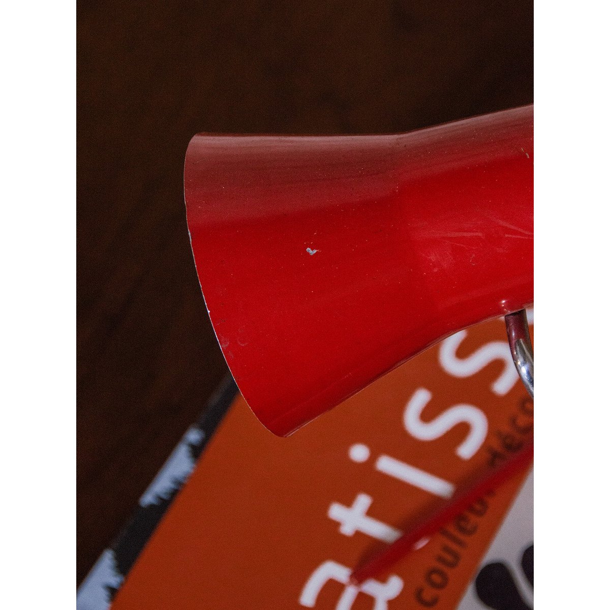 Lampe à poser vintage Julia N°379 - Bon état rouge, DEBONGOUT