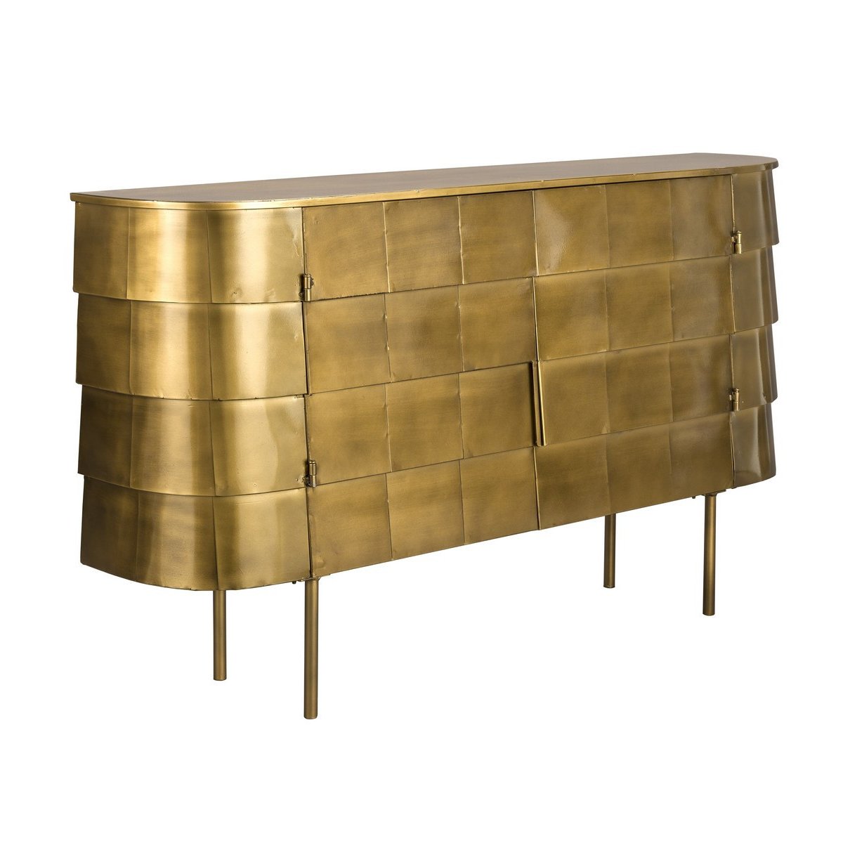 Commode originale en métal L117 - HANNA or, DUTCHBONE
