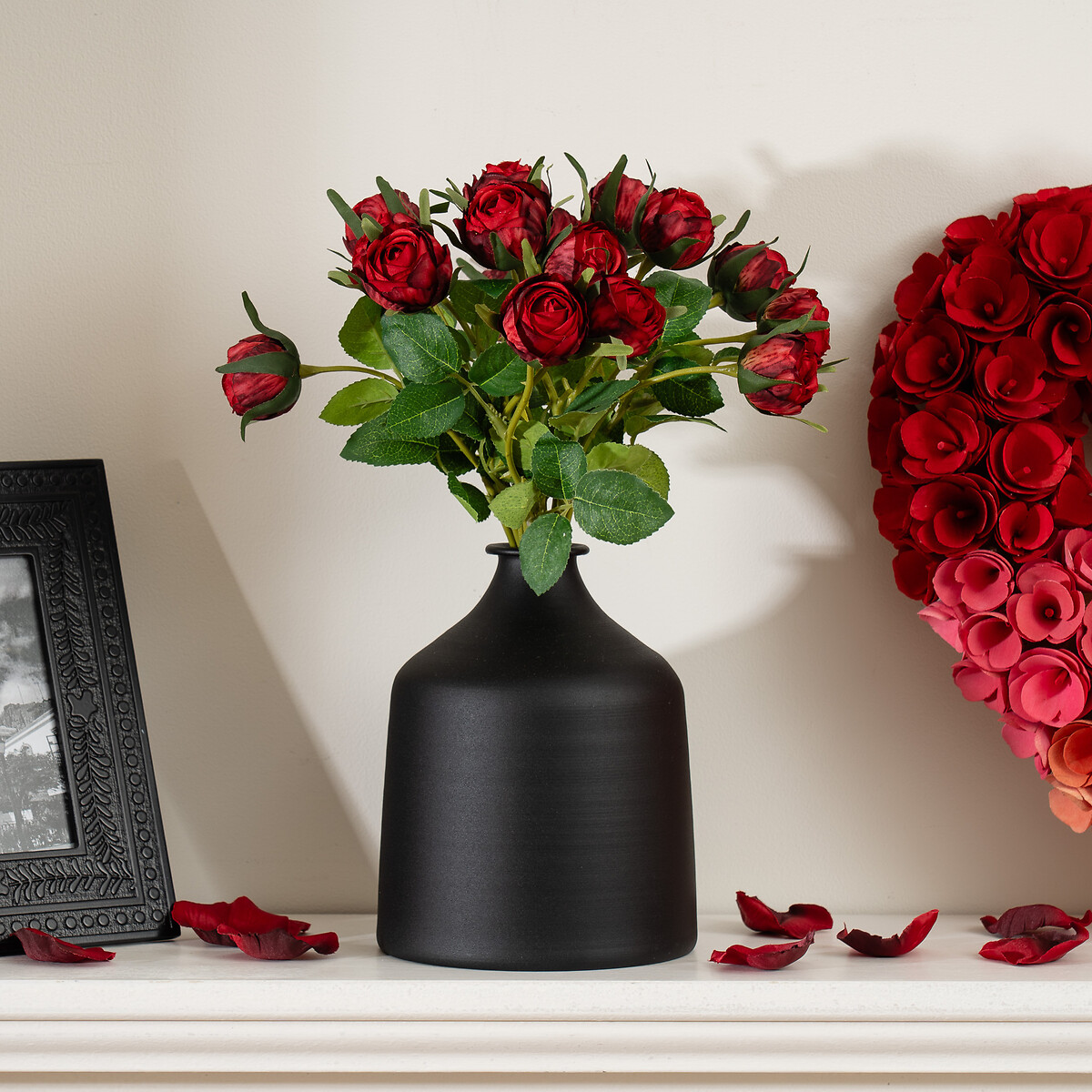 36cm Red Rose Bouquet red, SO'HOME