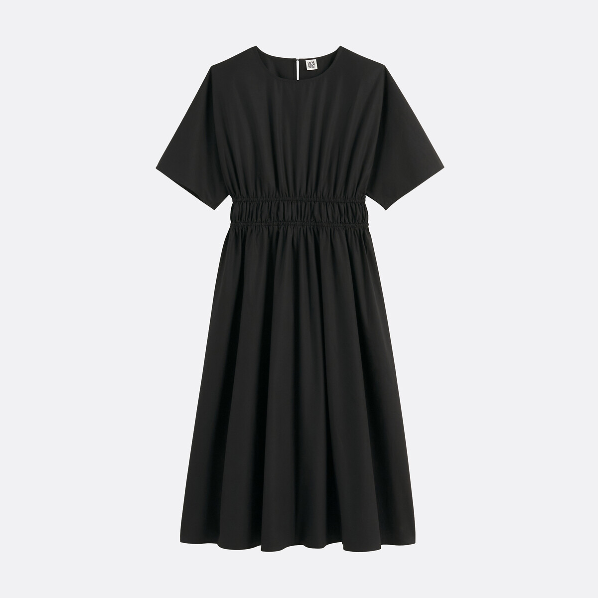 Short Sleeve Full Maxi Dress black, LA REDOUTE COLLECTIONS