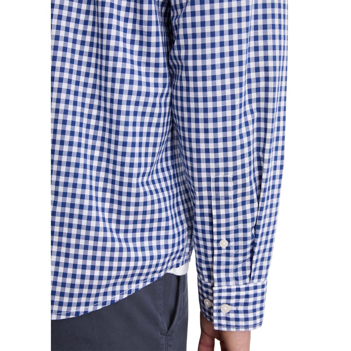 Chemise regular en pur coton biologique bleu, MARC O'POLO