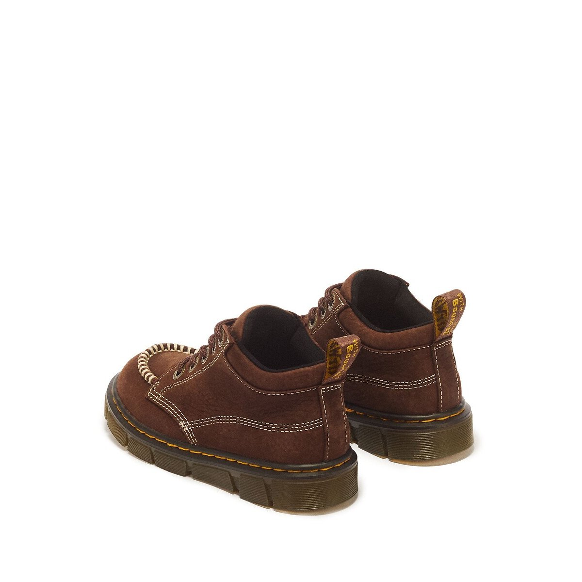 Stivaletti in pelle, Raffe Tumbled Nubuck marrone, DR. MARTENS