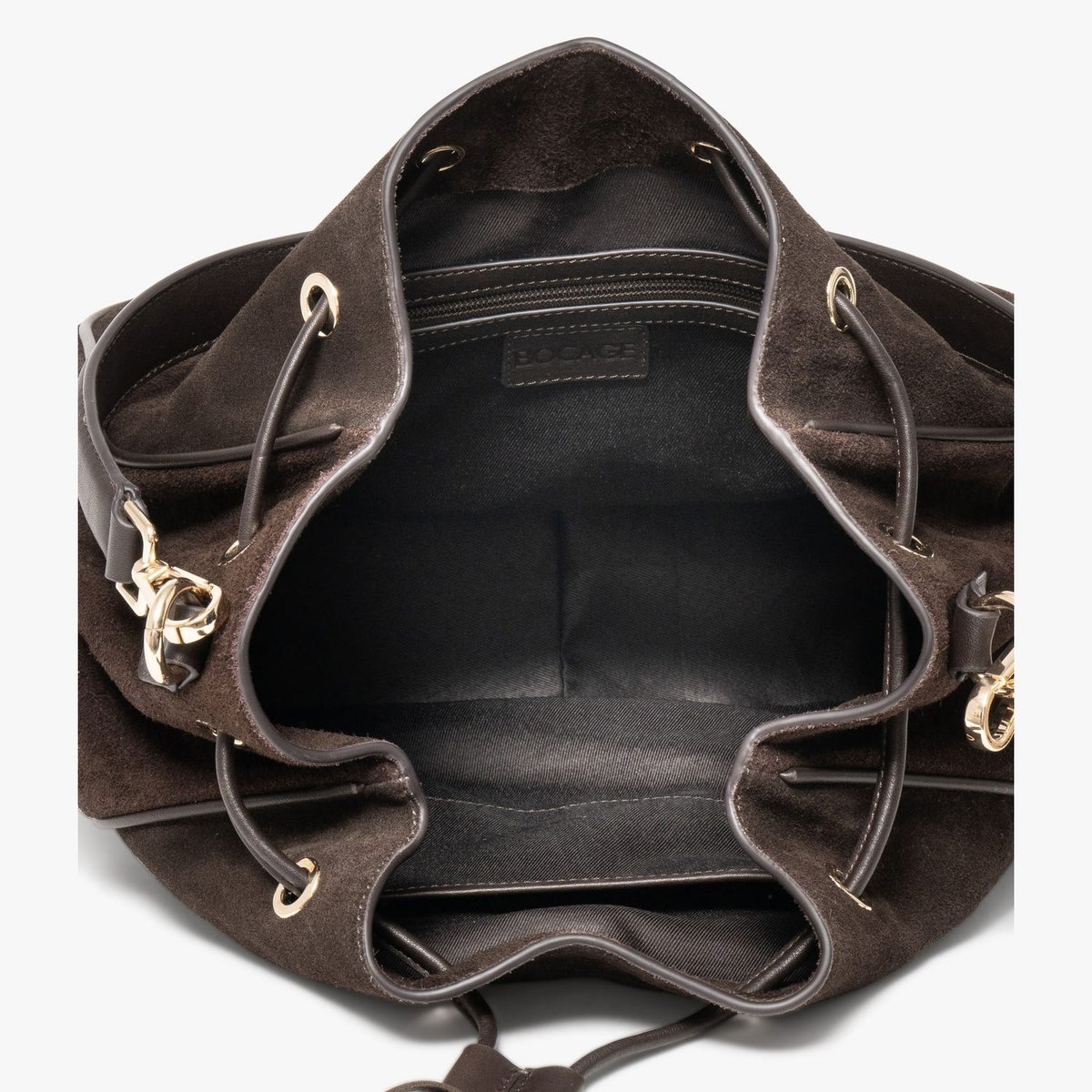 Maro Cuir en cuir MIRABELLE marron fonce, BOCAGE