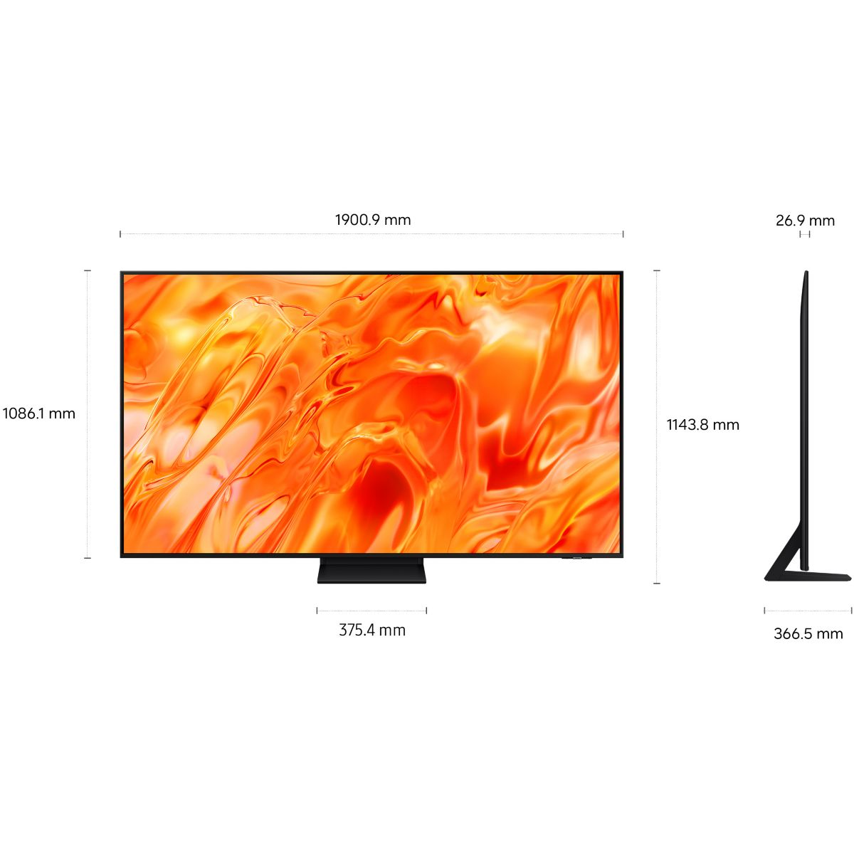 TV Mini LED TQ85QN74H (2026) 85" (214 cm) 4K - Smart TV, NeoQLED (contrastes intenses) couleur unique, SAMSUNG