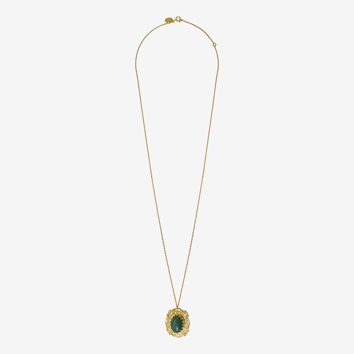 Collier gm dubarry aventurine vert, CAROLINE NAJMAN
