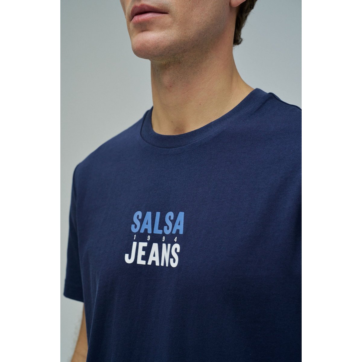 T-SHIRT AVEC BRANDING blanc, SALSA JEANS