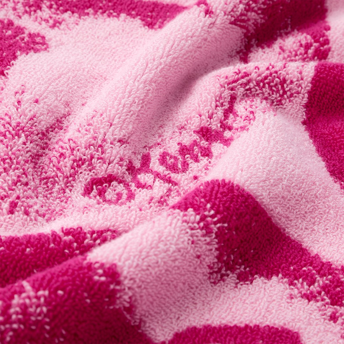 Serviette de plage en coton, K APPLE pink, KENZO HOME