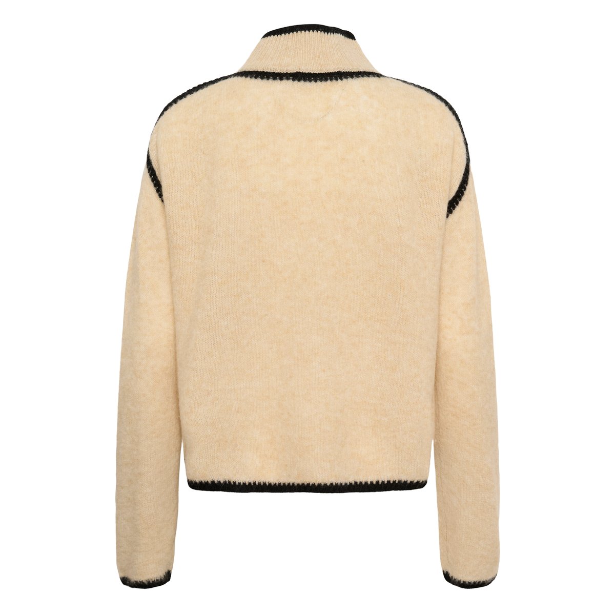 Pullover tricoté beige whitecap melange, CULTURE