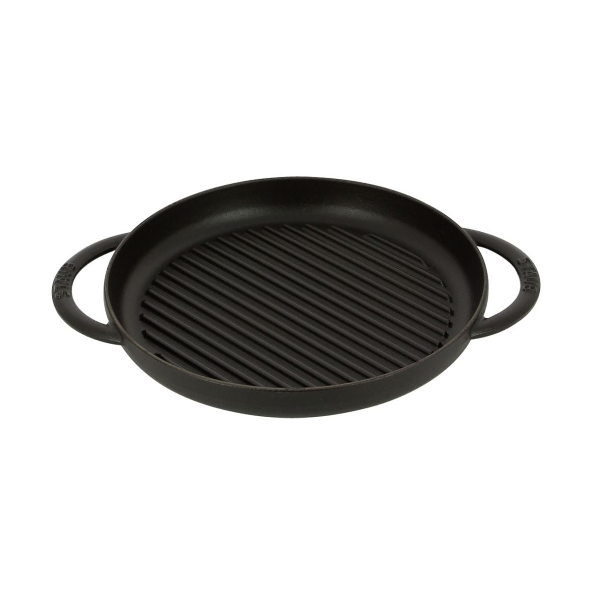 Plat pure gril fonte 26 cm noir, STAUB