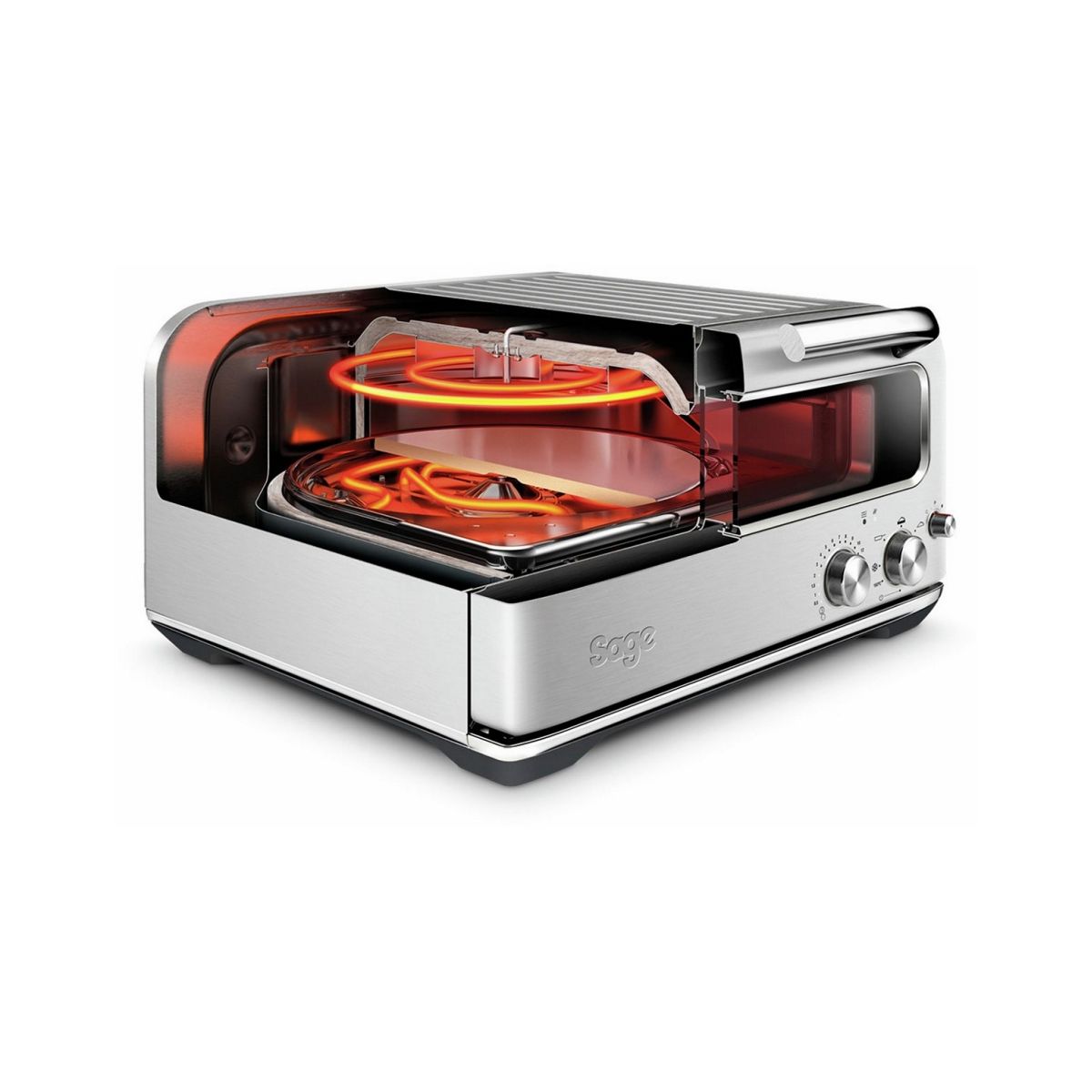 Four à pizza électrique The Smart Oven Pizzaiolo 1 pizza 30 cm, jusqu'à 400°C couleur unique, SAGE APPLIANCES