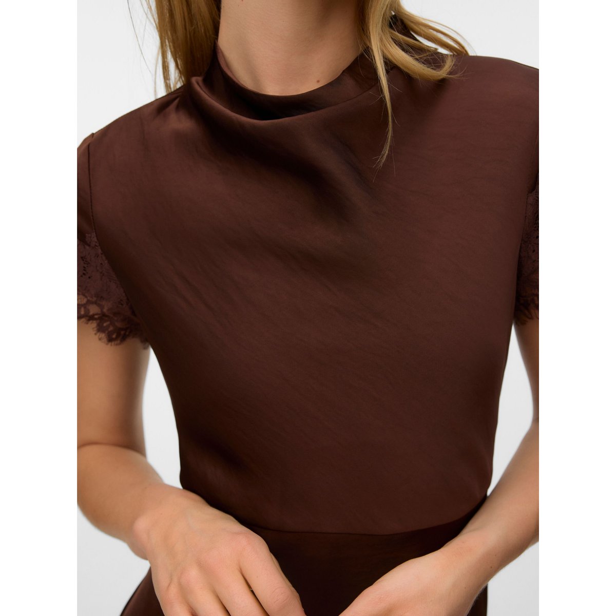 Robe marron - chicory coffee 1, VERO MODA