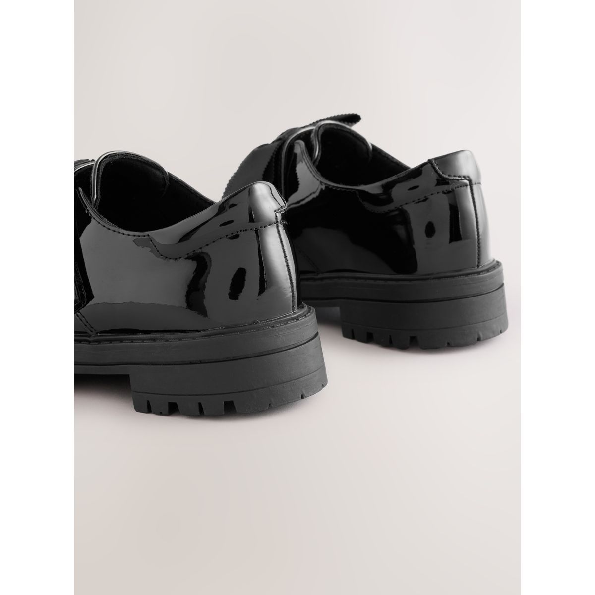 Chaussures d'école à semelle épaisse et nœud noir, NEXT