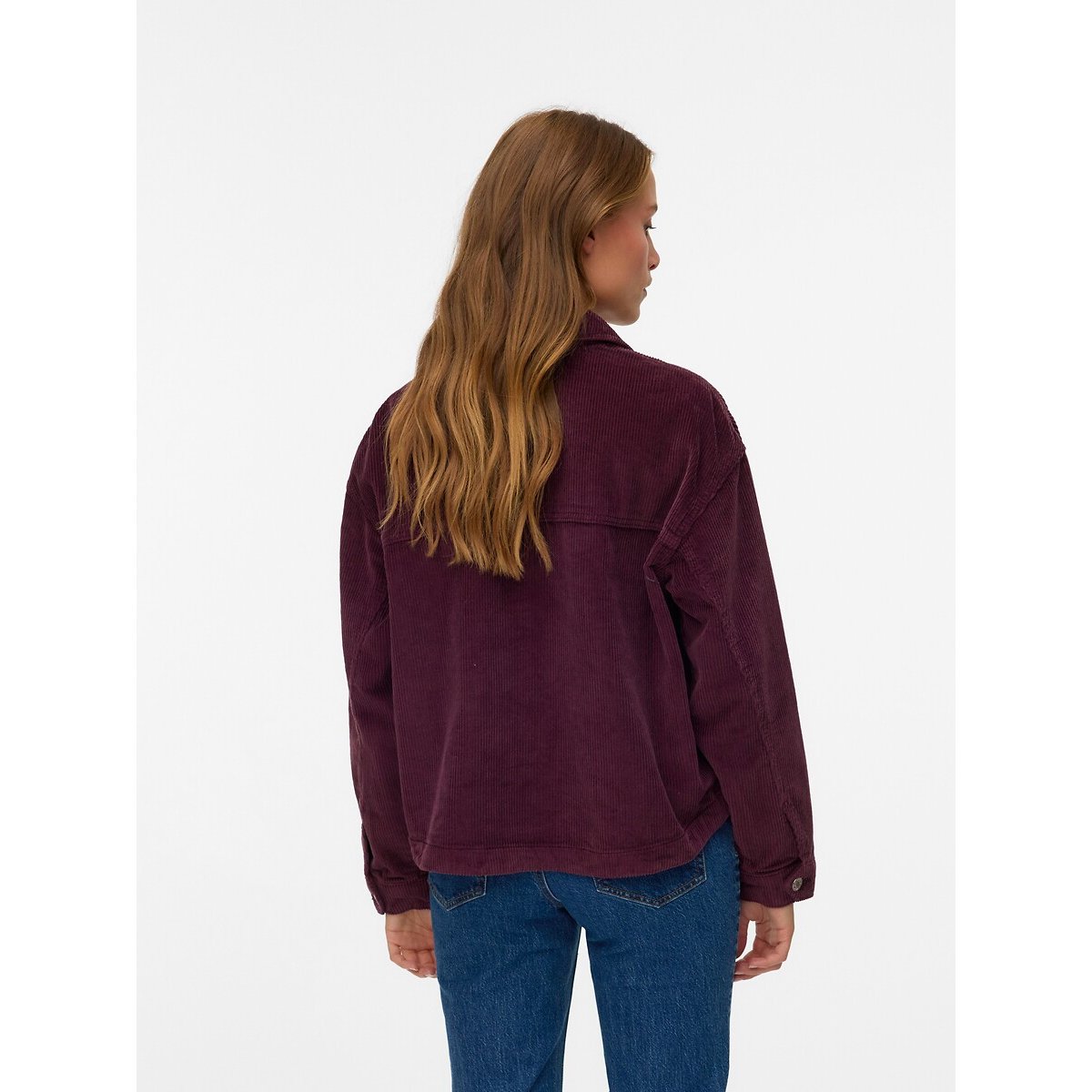 Giacca in velluto bordeaux , VERO MODA