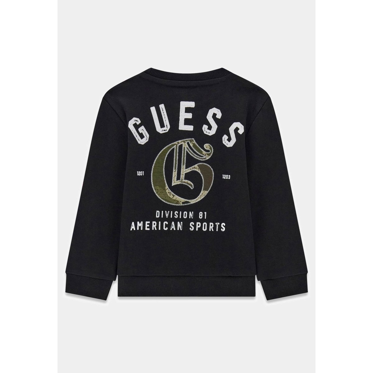 Sweatshirt Avec Logo Ours Imprimé noir, GUESS KIDS