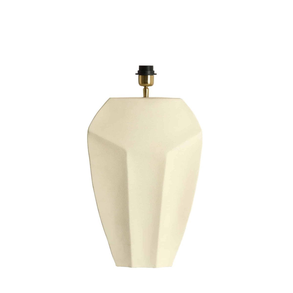 Base De La Lampe Métal CORDOBA crème, LIGHT & LIVING 