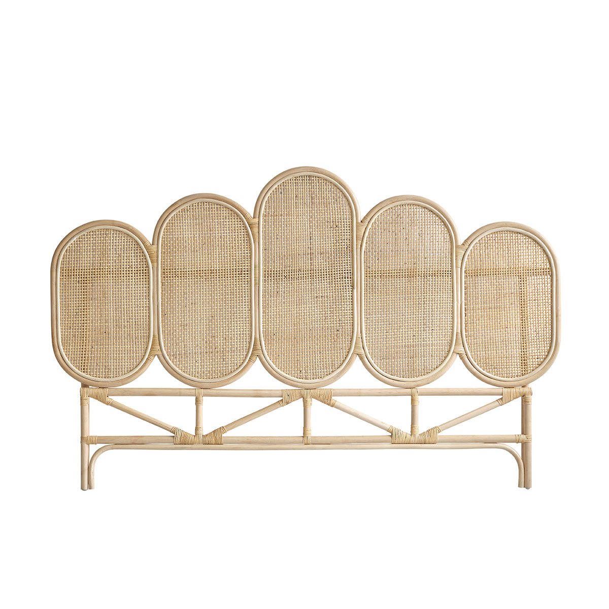 Tête de lit en rotin et cannage 160 cm  JANE naturel, BERAH GETAH