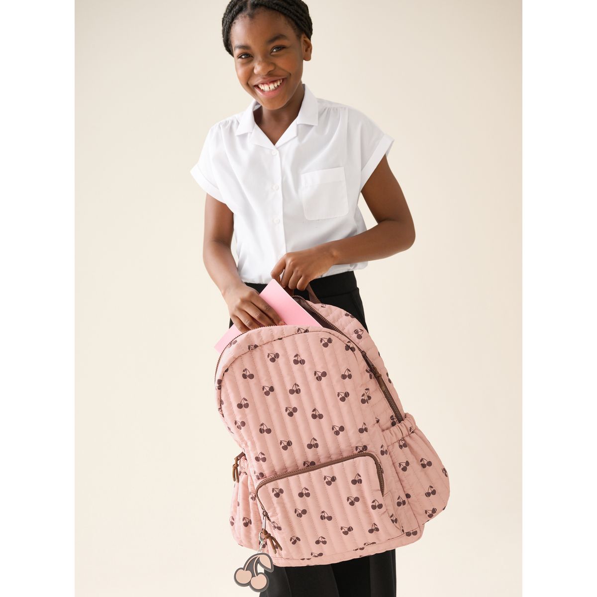 Sac à dos cerise rose, NEXT