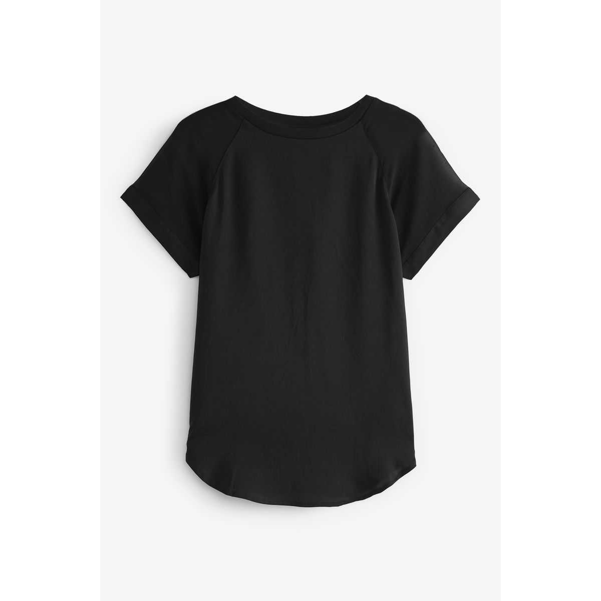 T-shirt En Tissus Variés À Manches Courtes noir, NEXT