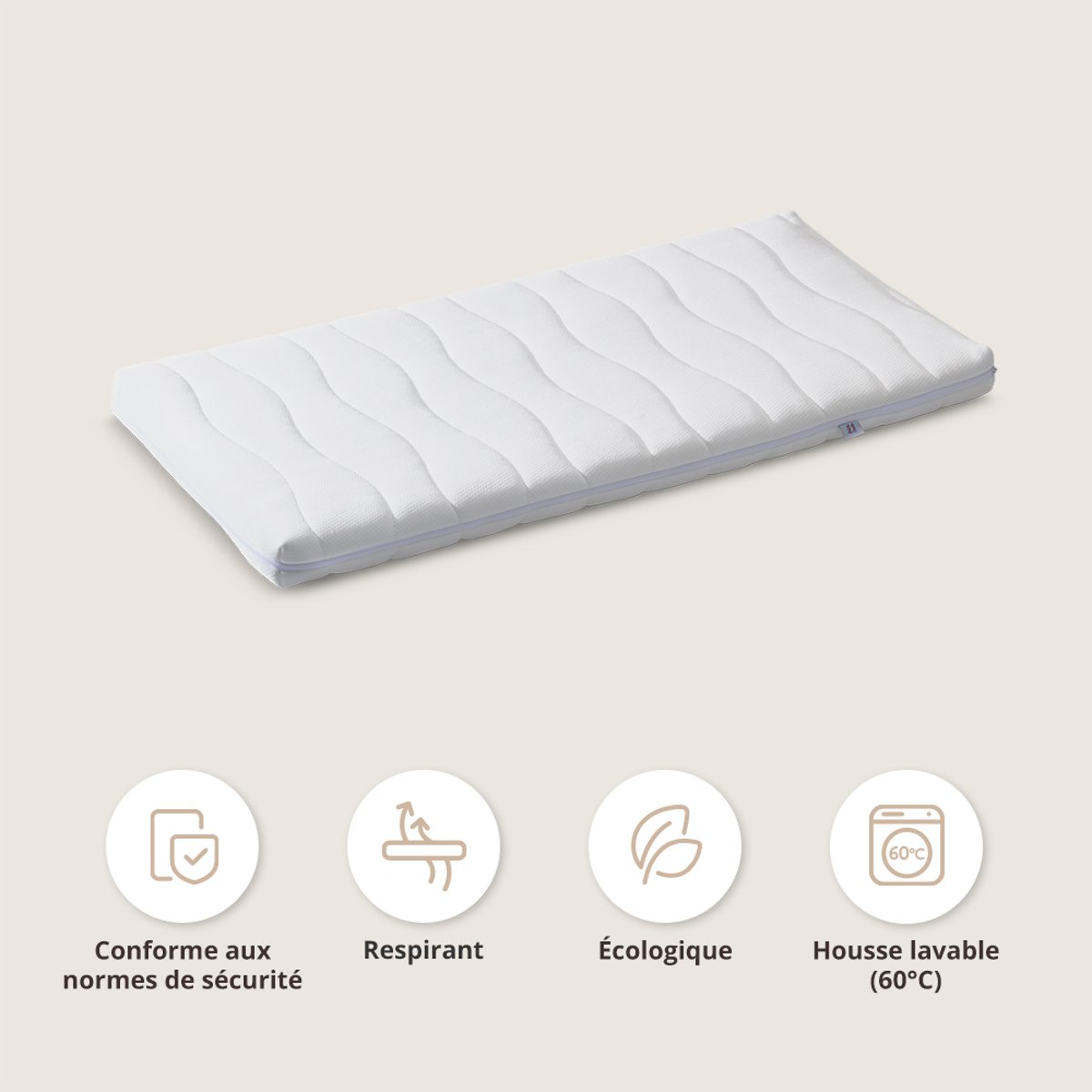 Matelas premium NOVA blanc, PETITE AMELIE