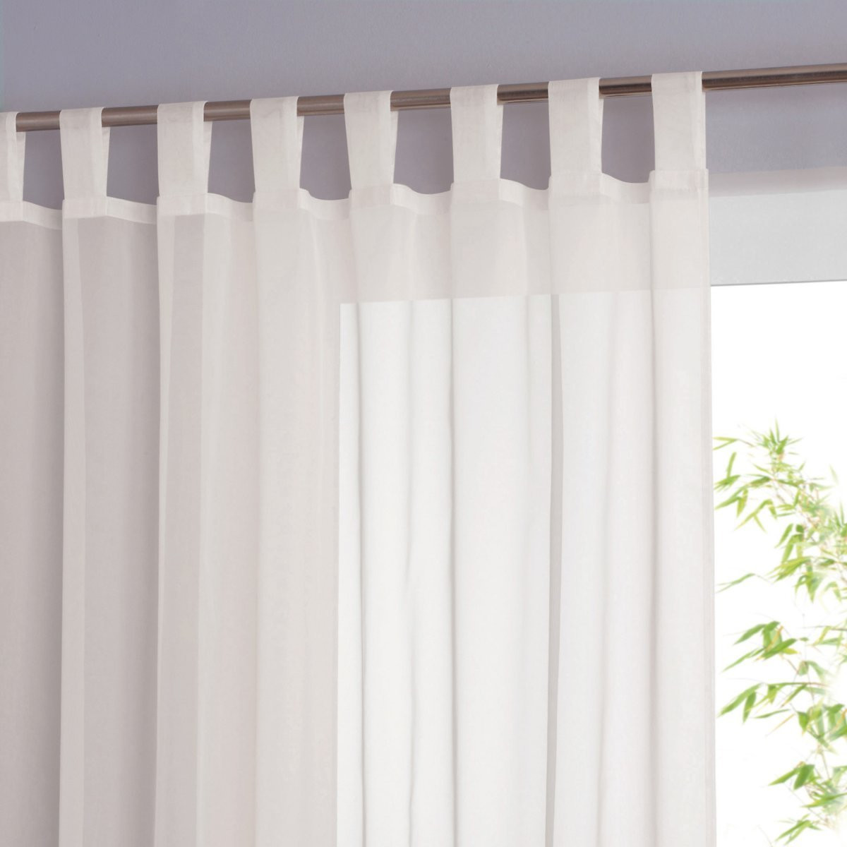 Limpo Tab Top Voile Curtain Panel ecru , SO'HOME