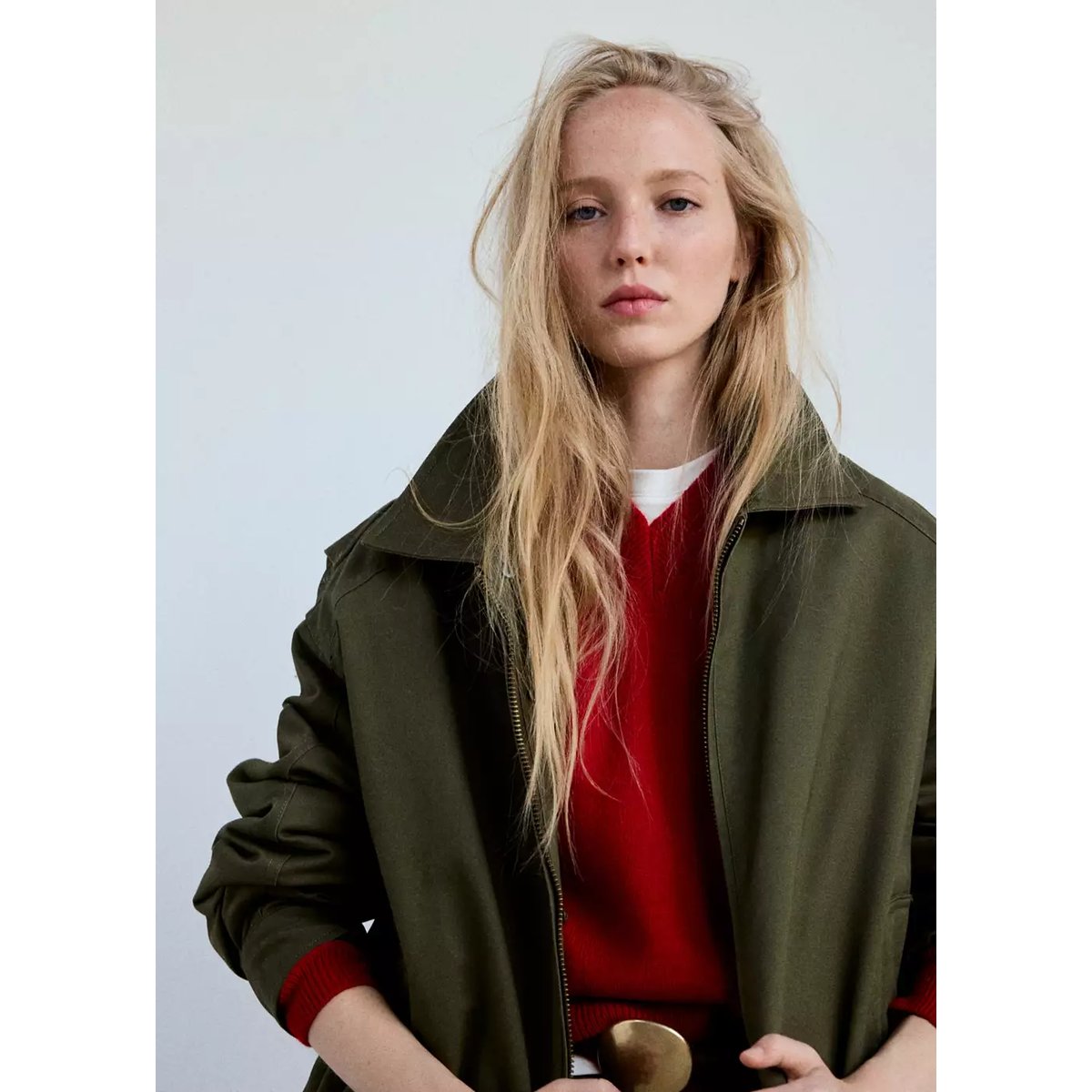 PARKA ALASKA kaki, MANGO