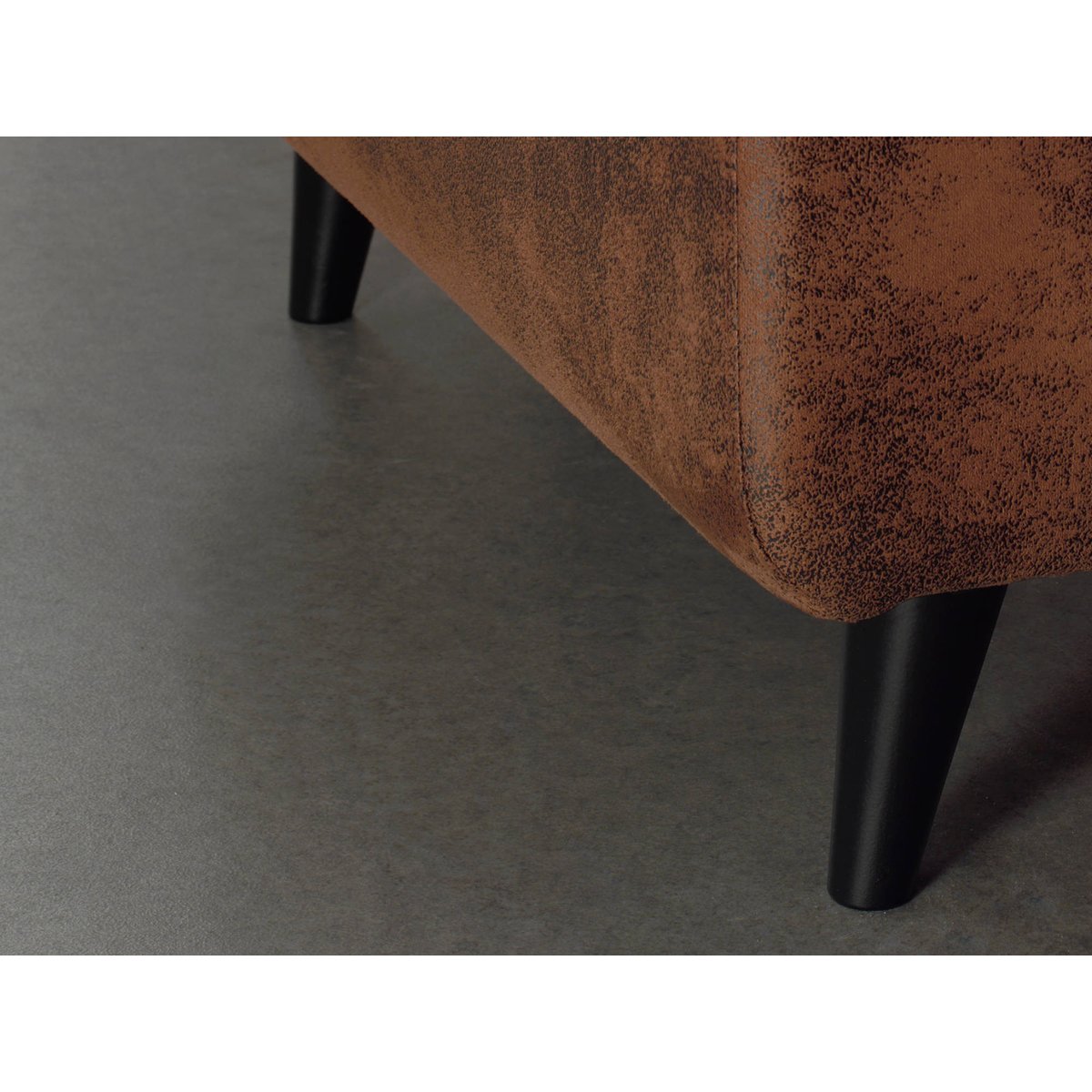 Canapé Panoramique 7 places - NORDIC marron, BEST MOBILIER