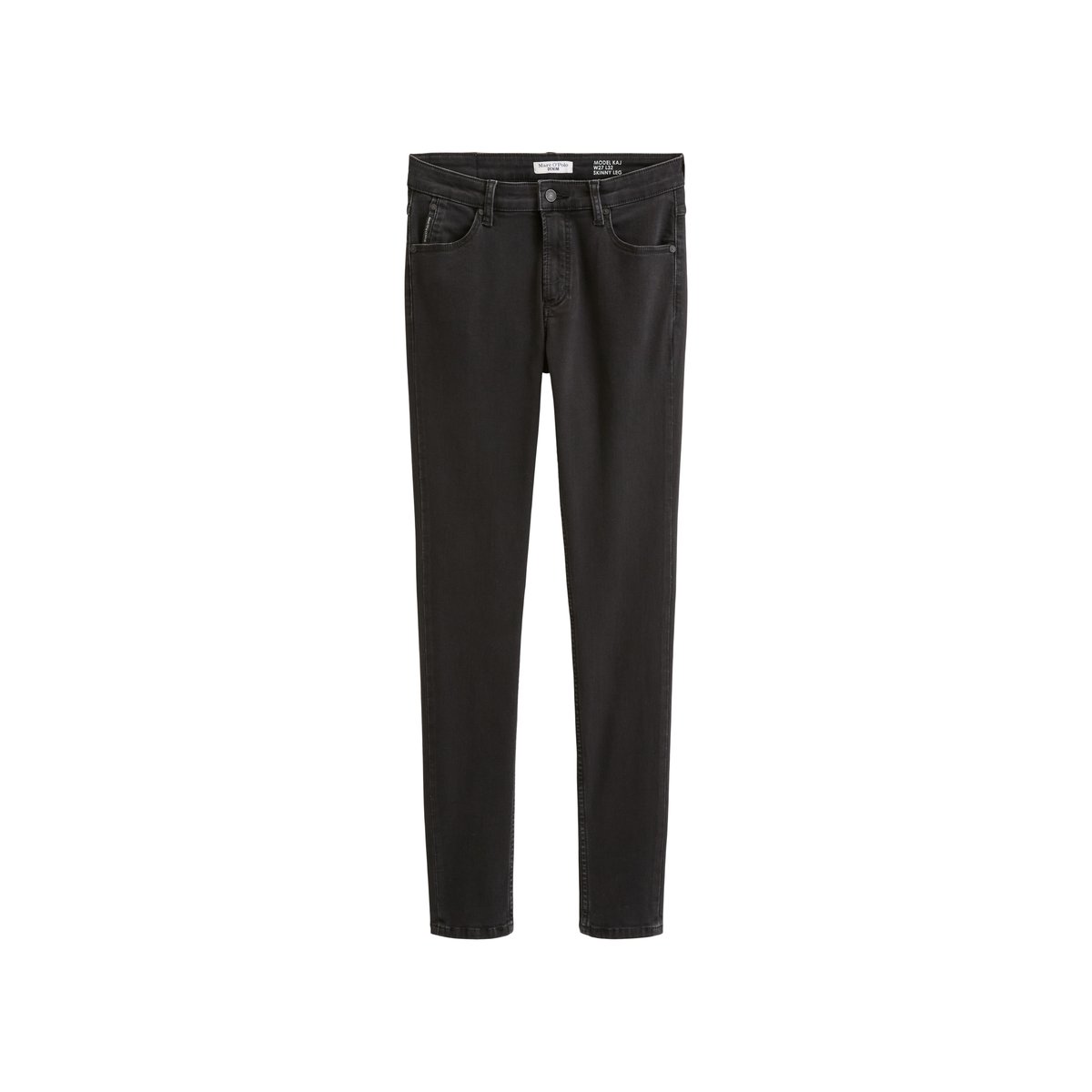 Jeans modèle Kaj skinny en mélange coton BIo stretch noir, MARC O’POLO DENIM