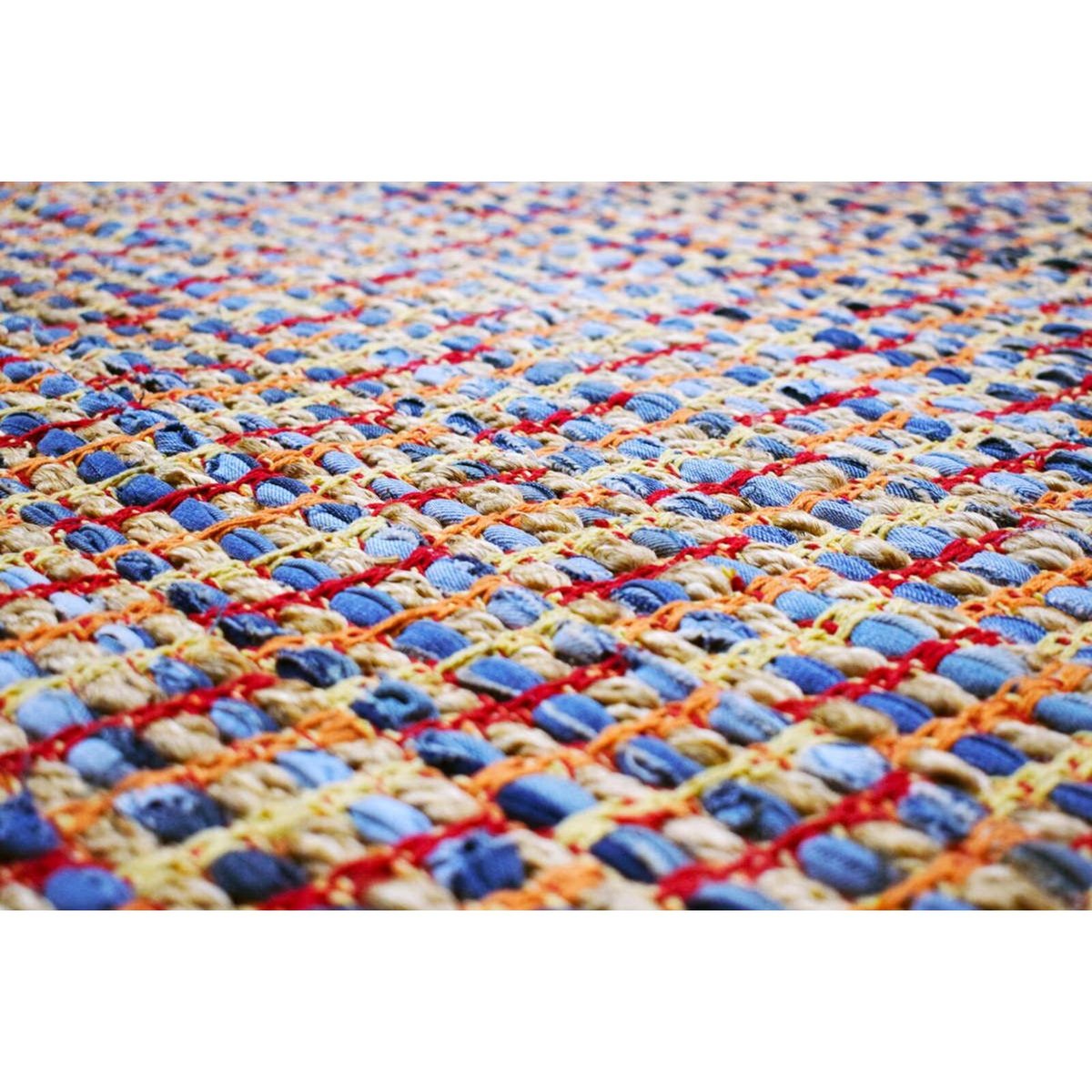 Tapis en coton fait main, SIENNA multicolore, ARTE ESPINA